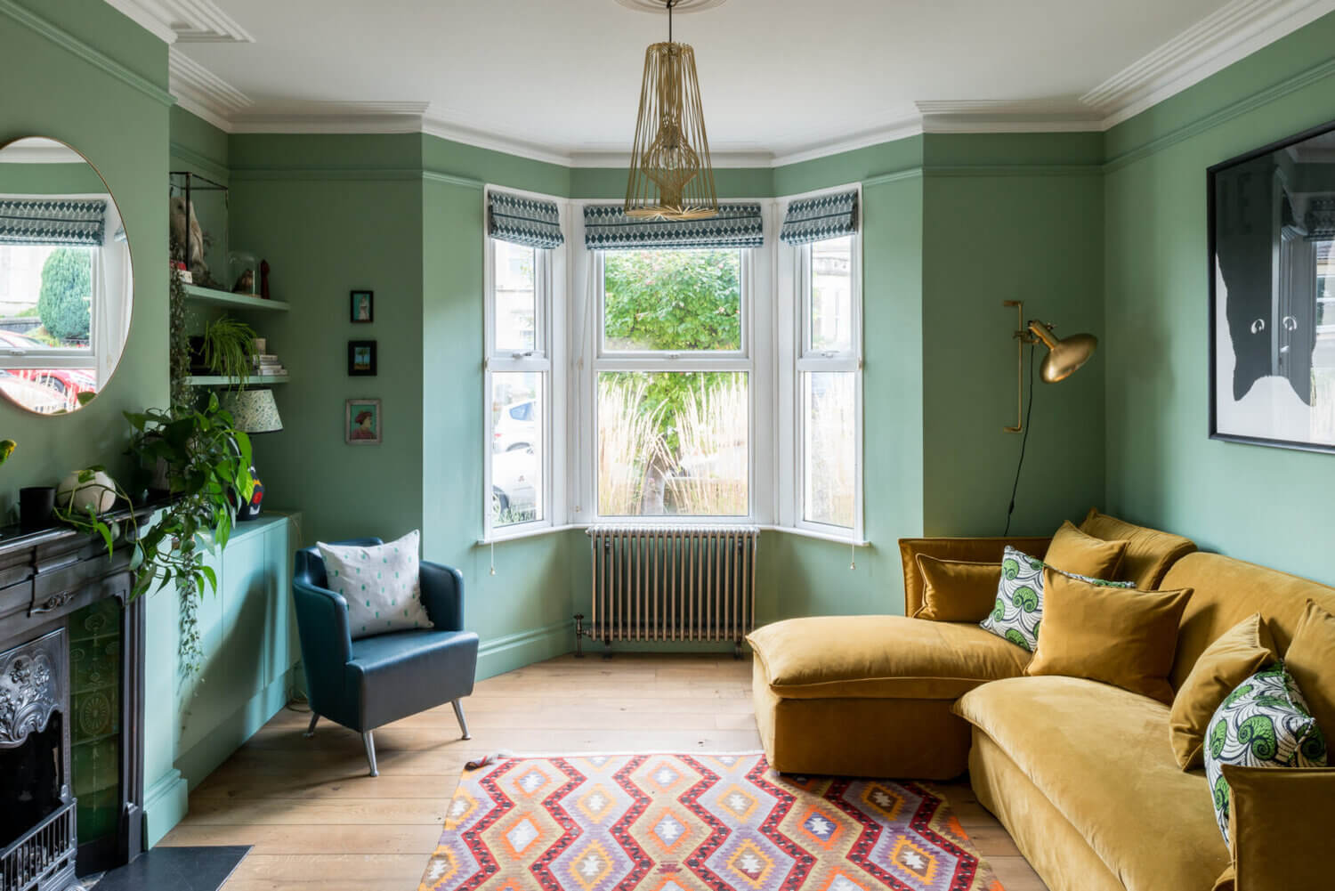Colorful Design in a Victorian Home with a Modern Kitchen Extension 10 colorful victorian home modern kitchen extension nordroom9 Colorful Design in a Victorian Home with a Modern Kitchen Extension