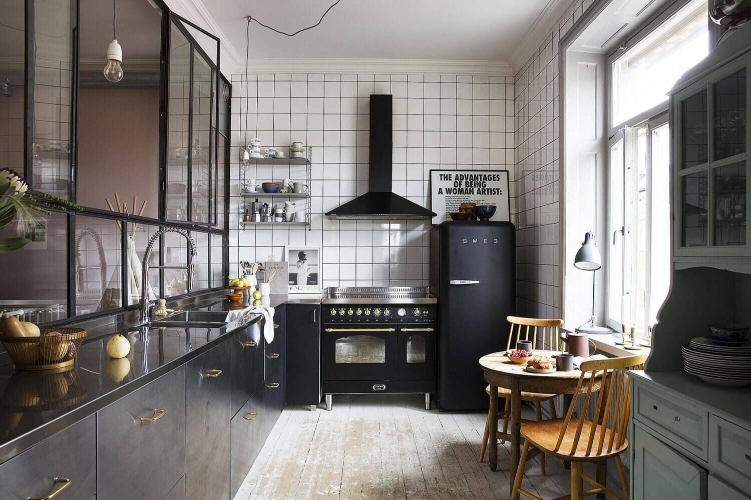 A Cool and Creative Art-Filled Apartment in Stockholm 1 creative art filled apartment stockholm nordroom A Cool and Creative Art-Filled Apartment in Stockholm