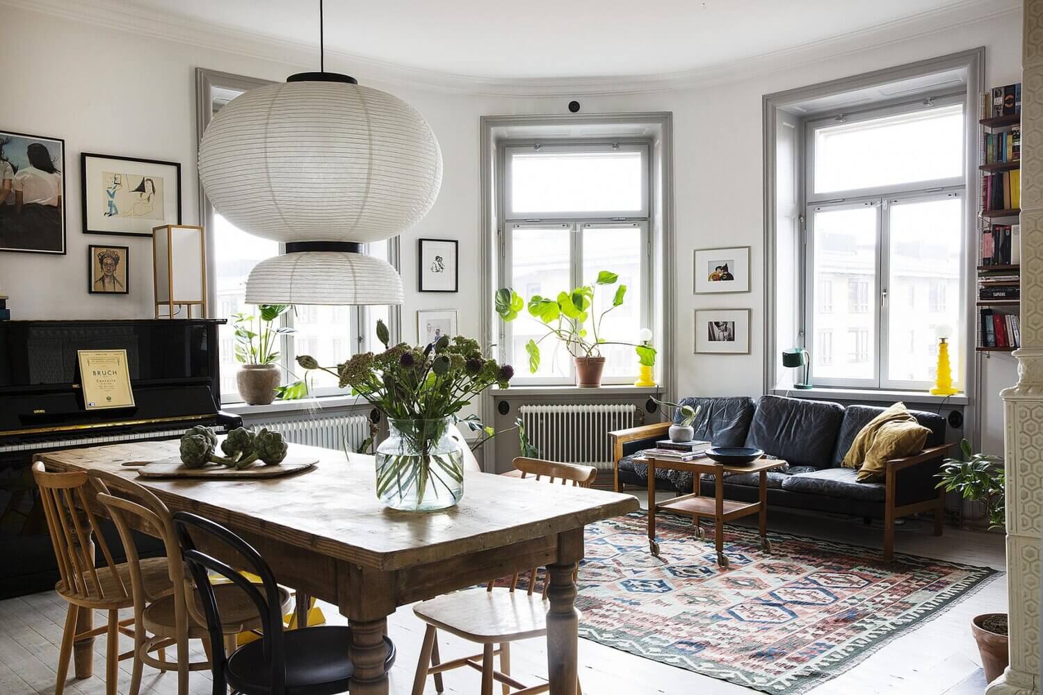 A Cool and Creative Art-Filled Apartment in Stockholm 9 creative art filled apartment stockholm nordroom8 A Cool and Creative Art-Filled Apartment in Stockholm