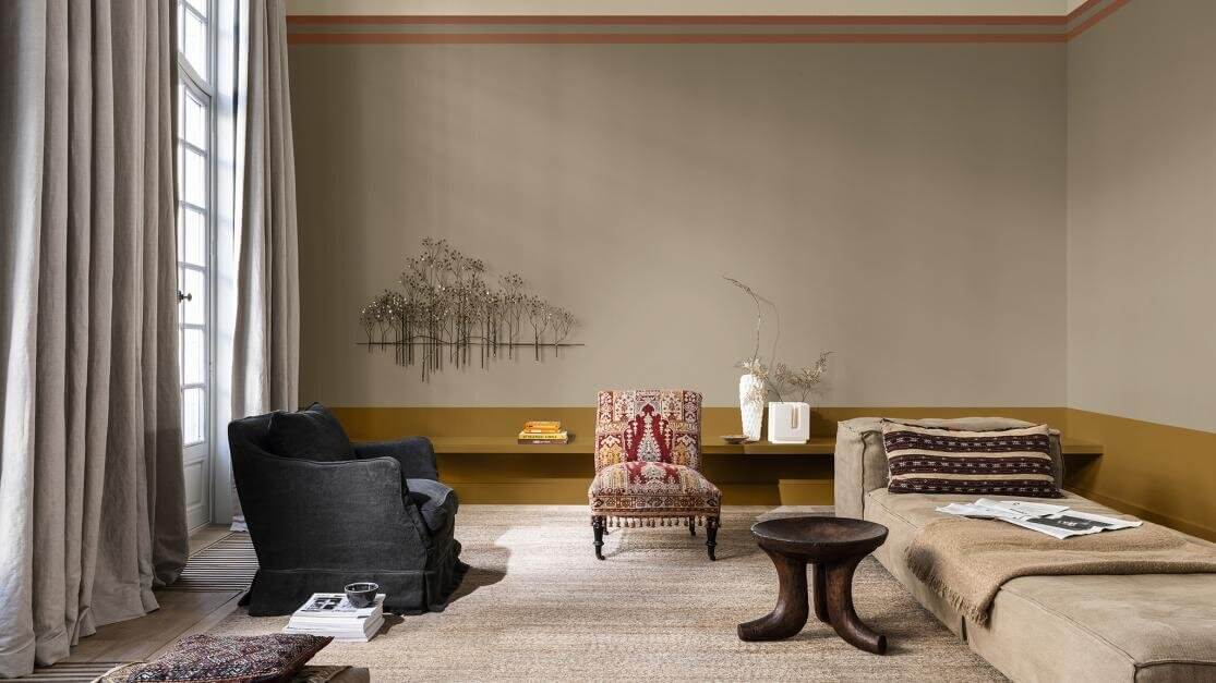 The Color Trends For 2021: Warm Comforting Hues And Bright Color Pops 15 dulux-color-of-the-year-2021-brave-ground-color-trends-2021-nordroom
