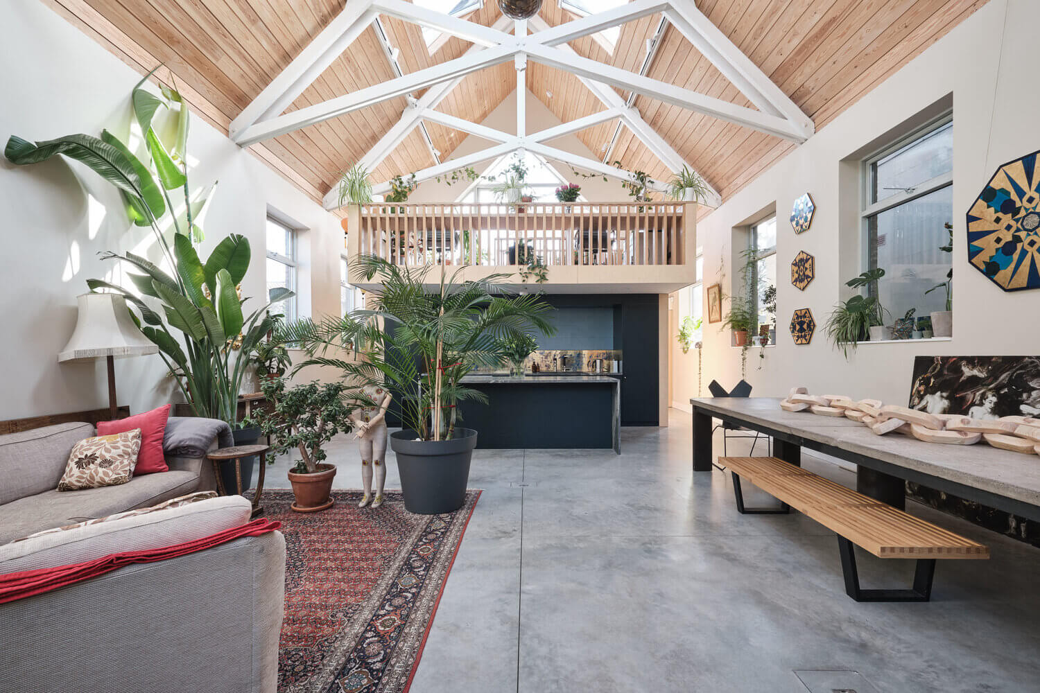 A Former Mission Hall Is Now A Creative Plant-Filled Home 1 former mission hall plant filled home nordroom A Former Mission Hall Is Now A Creative Plant-Filled Home
