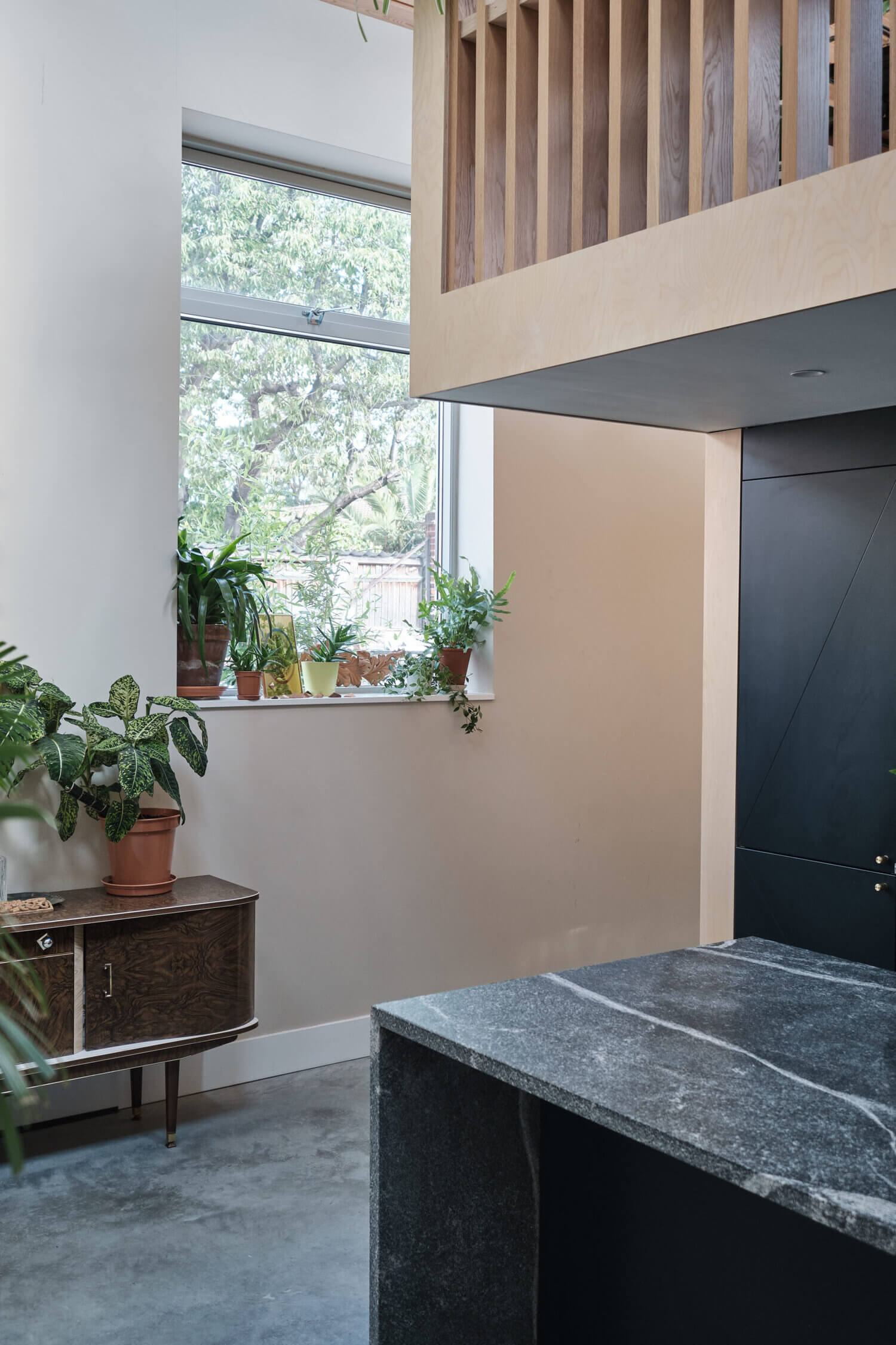 A Former Mission Hall Is Now A Creative Plant-Filled Home 11 former mission hall plant filled home nordroom10 A Former Mission Hall Is Now A Creative Plant-Filled Home