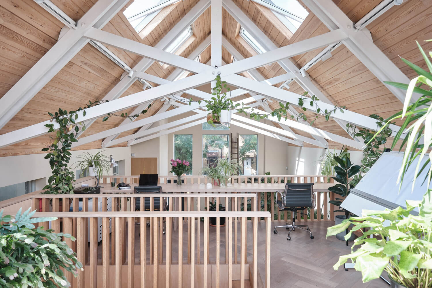 A Former Mission Hall Is Now A Creative Plant-Filled Home 16 former mission hall plant filled home nordroom15 A Former Mission Hall Is Now A Creative Plant-Filled Home