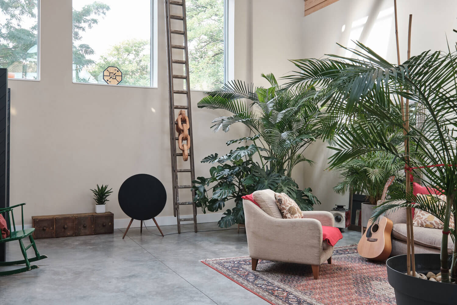A Former Mission Hall Is Now A Creative Plant-Filled Home 3 former mission hall plant filled home nordroom2 A Former Mission Hall Is Now A Creative Plant-Filled Home