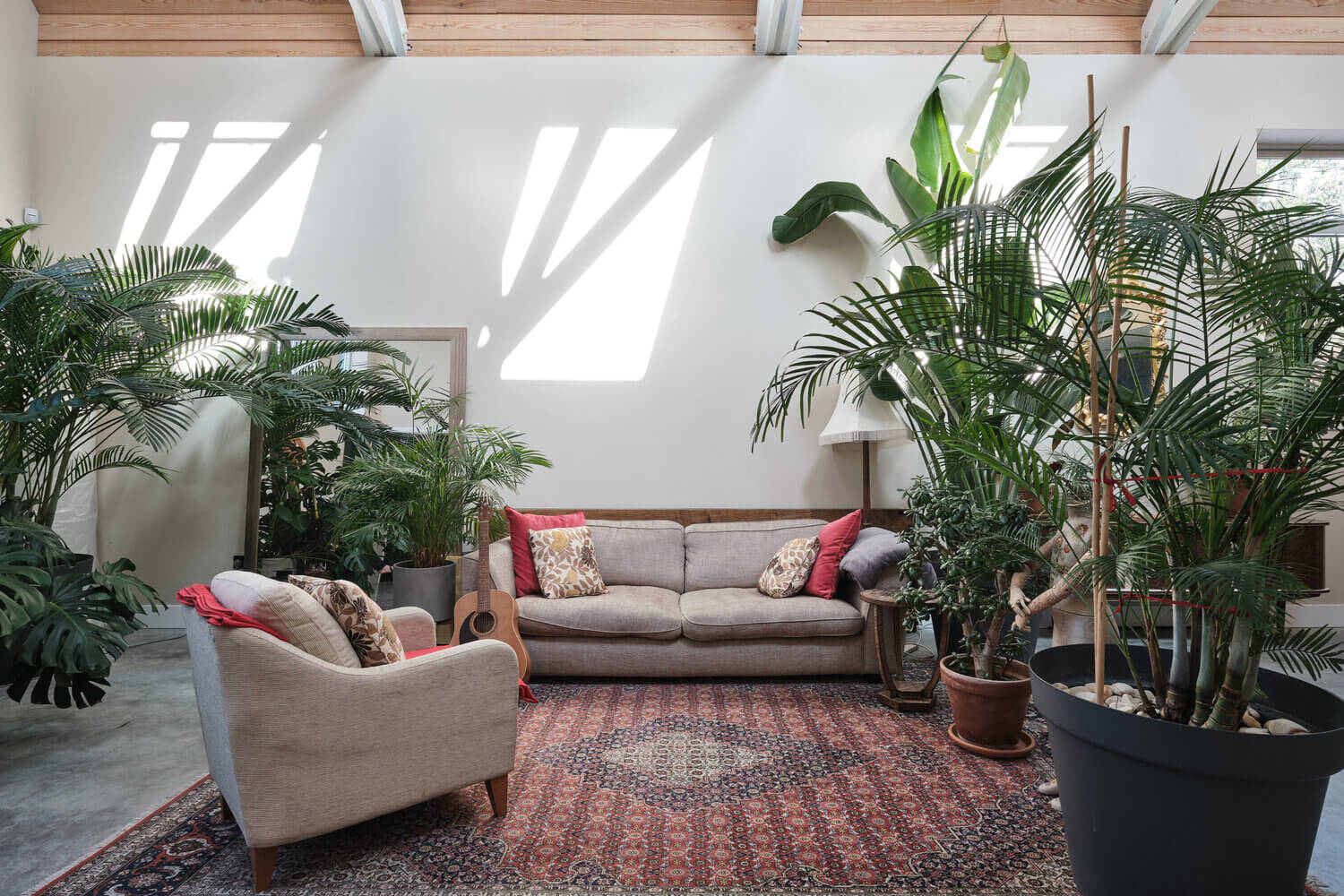 A Former Mission Hall Is Now A Creative Plant-Filled Home 4 former mission hall plant filled home nordroom3 A Former Mission Hall Is Now A Creative Plant-Filled Home