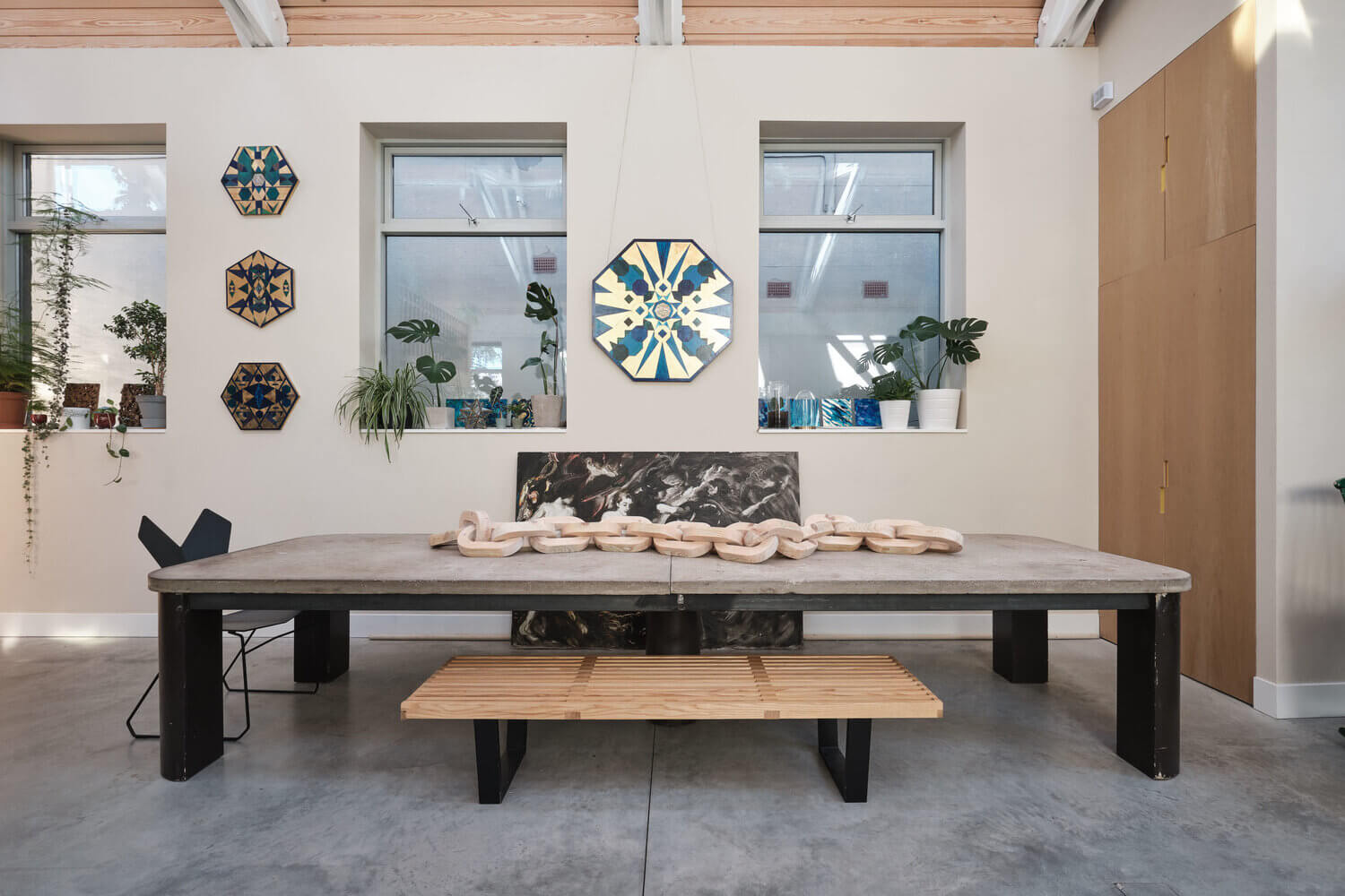 A Former Mission Hall Is Now A Creative Plant-Filled Home 8 former mission hall plant filled home nordroom7 A Former Mission Hall Is Now A Creative Plant-Filled Home