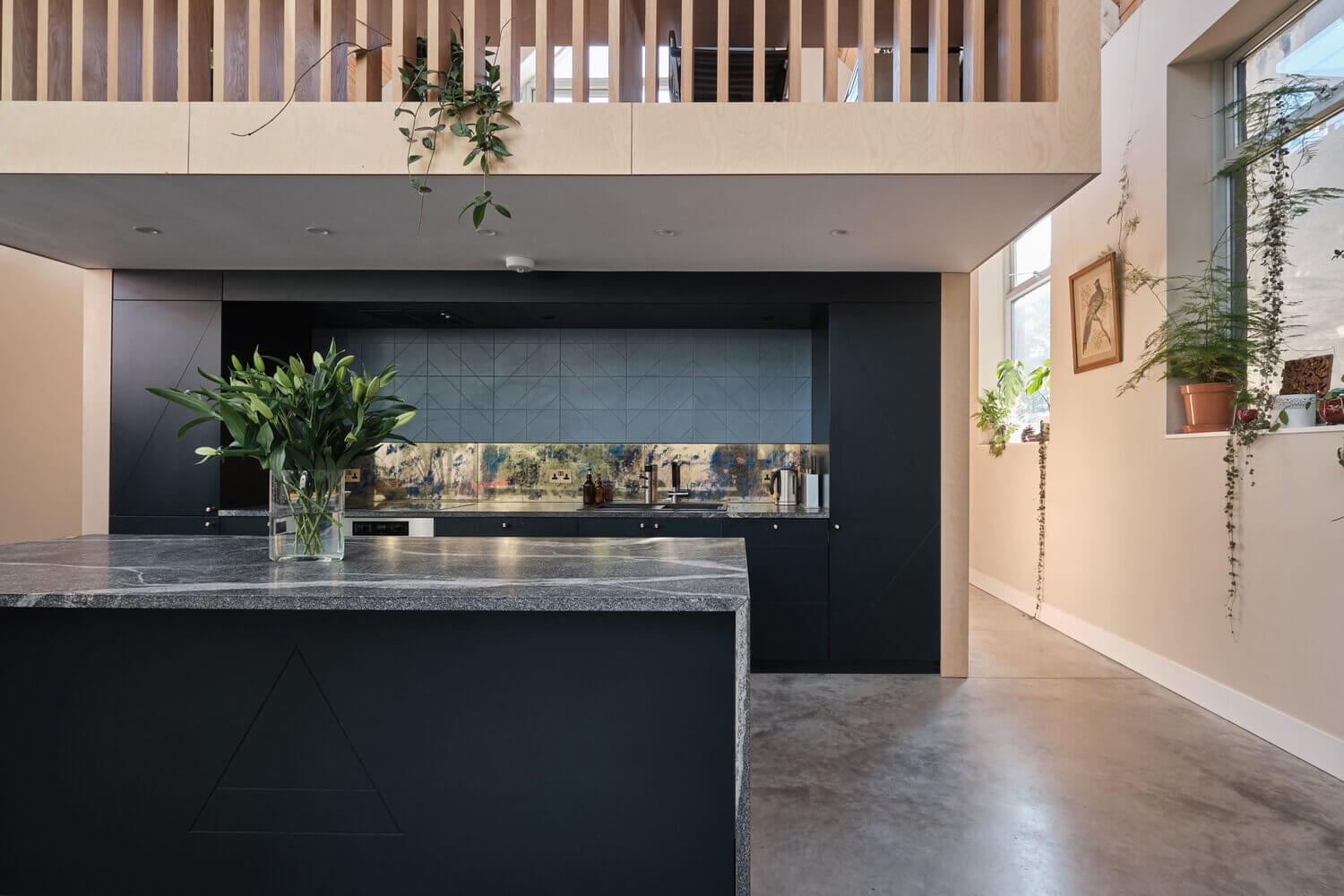 A Former Mission Hall Is Now A Creative Plant-Filled Home 9 former mission hall plant filled home nordroom8 A Former Mission Hall Is Now A Creative Plant-Filled Home