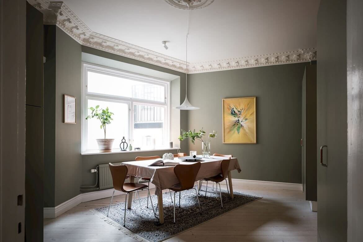 High Ceilings and Original Features In A Stunning Swedish Apartment 18 high ceilings original features scandinavian apartment nordroom17 High Ceilings and Original Features In A Stunning Swedish Apartment
