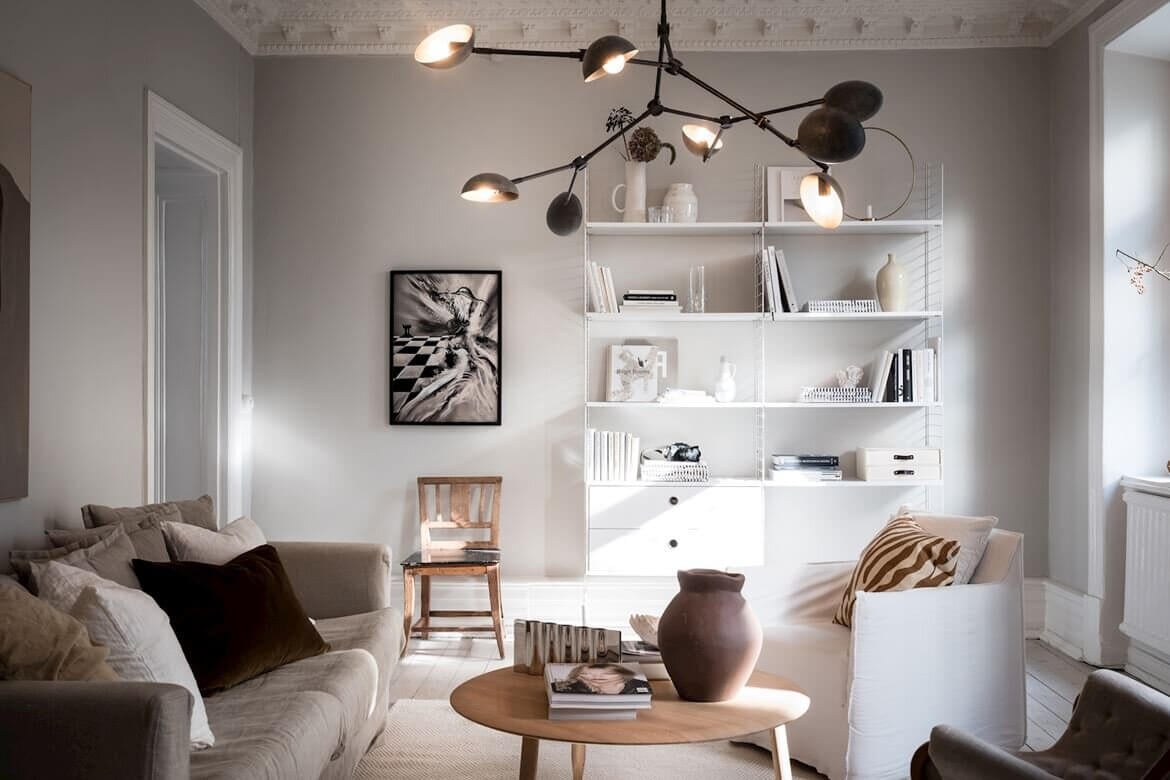 High Ceilings and Original Features In A Stunning Swedish Apartment 4 high ceilings original features scandinavian apartment nordroom3 High Ceilings and Original Features In A Stunning Swedish Apartment
