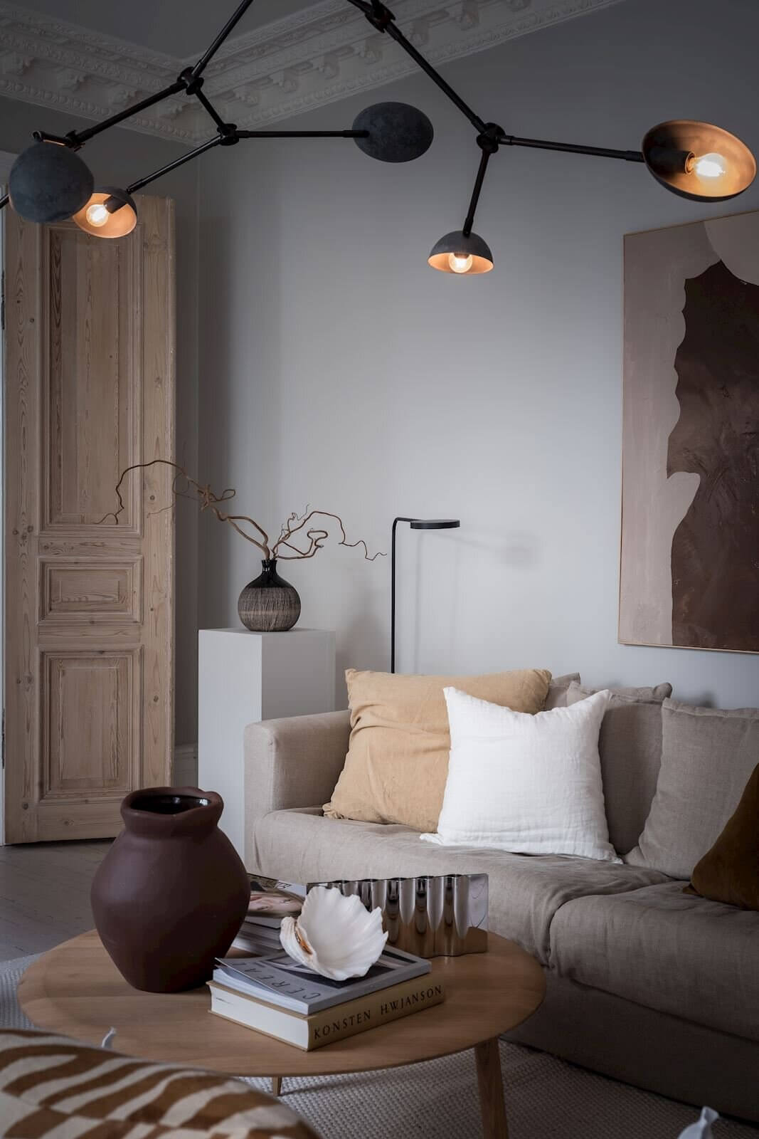 High Ceilings and Original Features In A Stunning Swedish Apartment 6 high ceilings original features scandinavian apartment nordroom5 High Ceilings and Original Features In A Stunning Swedish Apartment