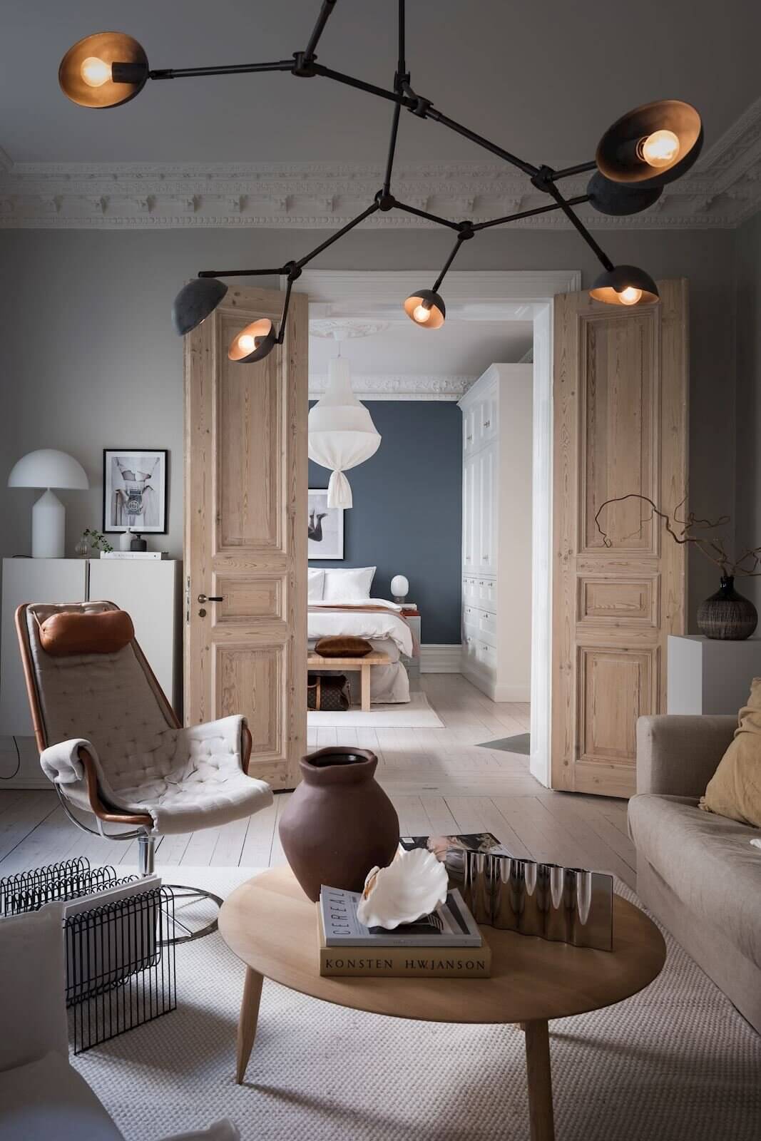 High Ceilings and Original Features In A Stunning Swedish Apartment 7 high ceilings original features scandinavian apartment nordroom6 High Ceilings and Original Features In A Stunning Swedish Apartment