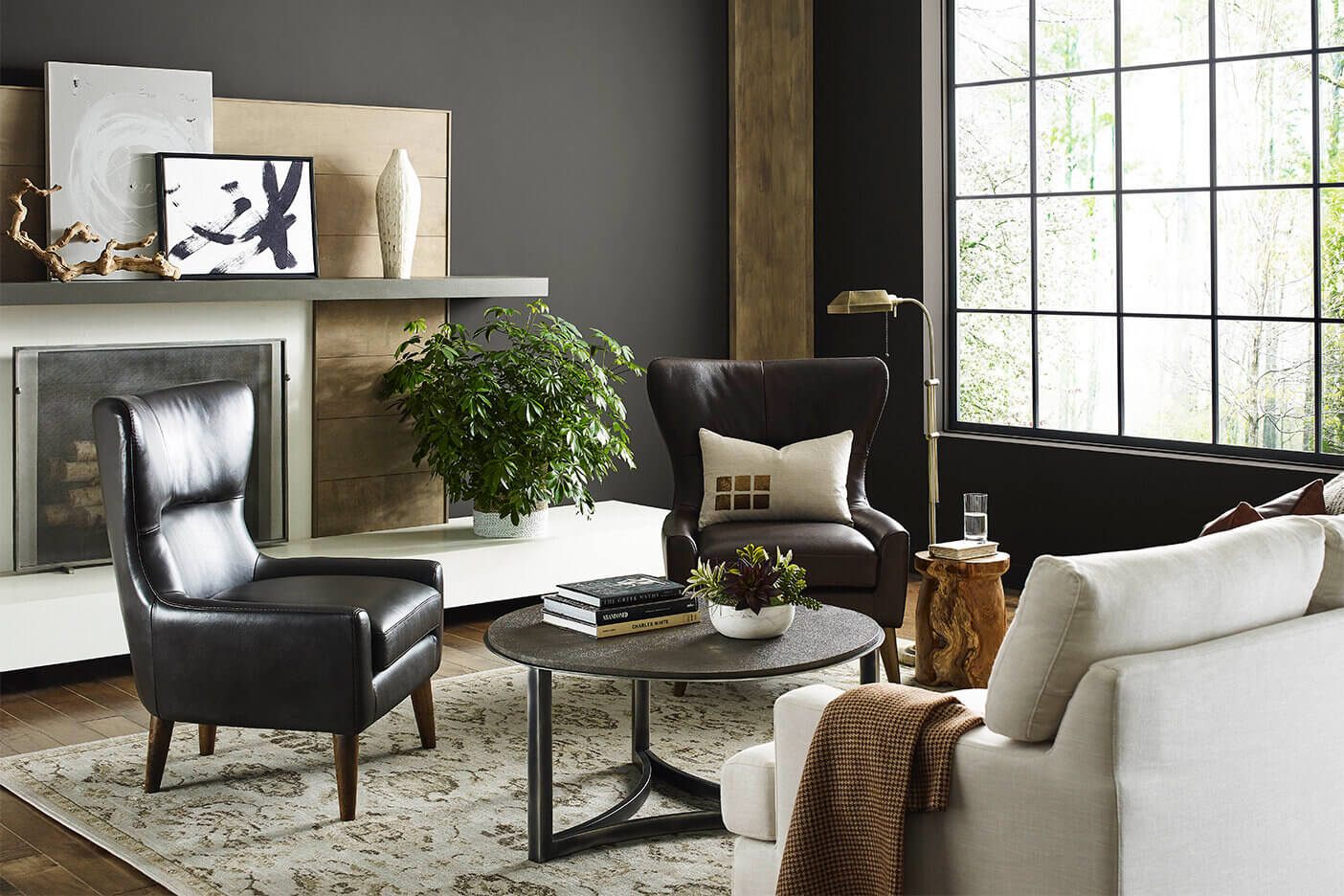 The Color Trends For 2021: Warm Comforting Hues And Bright Color Pops 62 home-color-trends-2021-sherwin-williams-color-of-the-year-urbane-bronze-nordroom