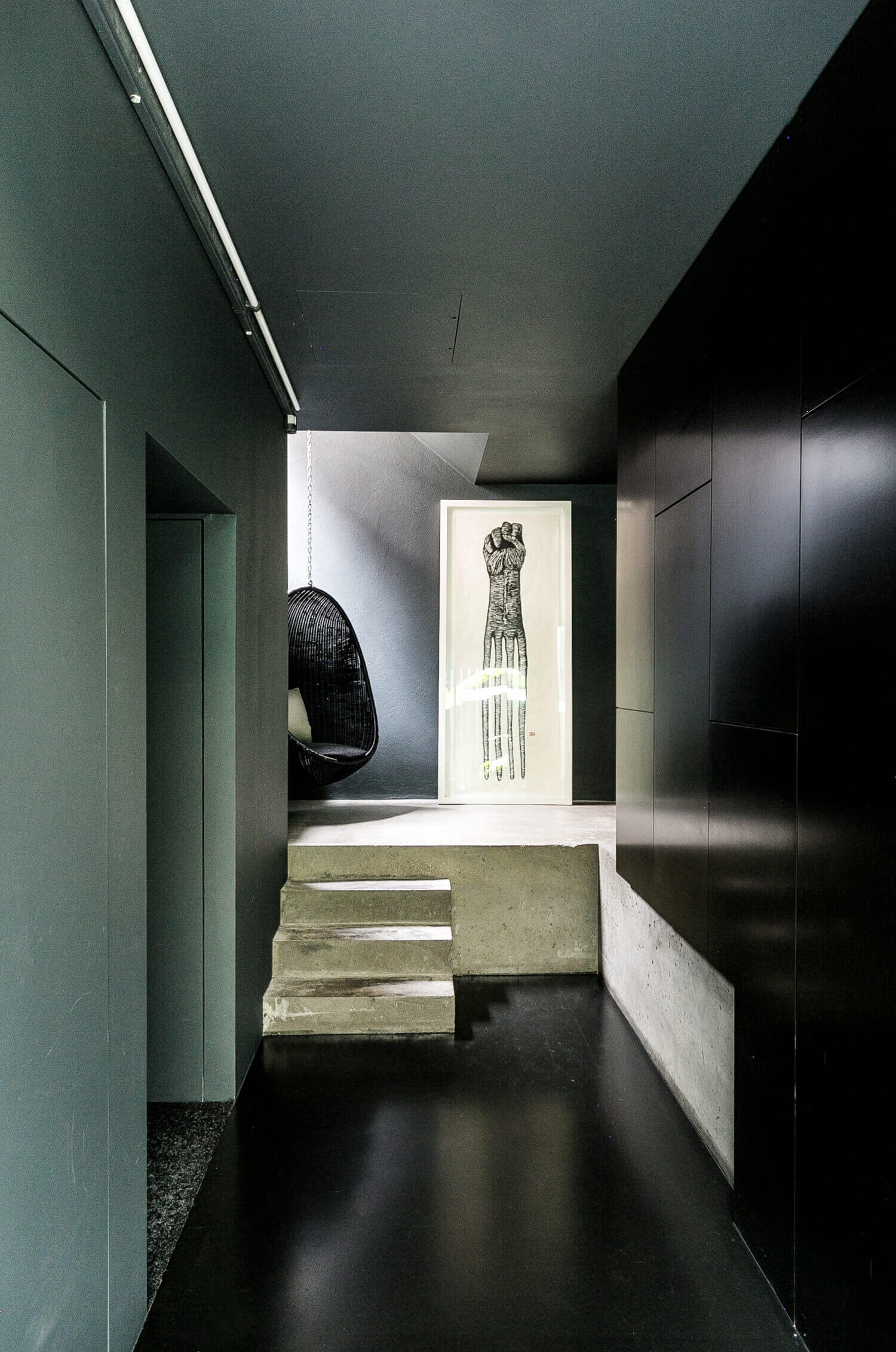 Lost House: A Dramatic Architectural Home Designed by Sir David Adjaye 10 lost house david adjaye nordroom9 Lost House: A Dramatic Architectural Home Designed by Sir David Adjaye