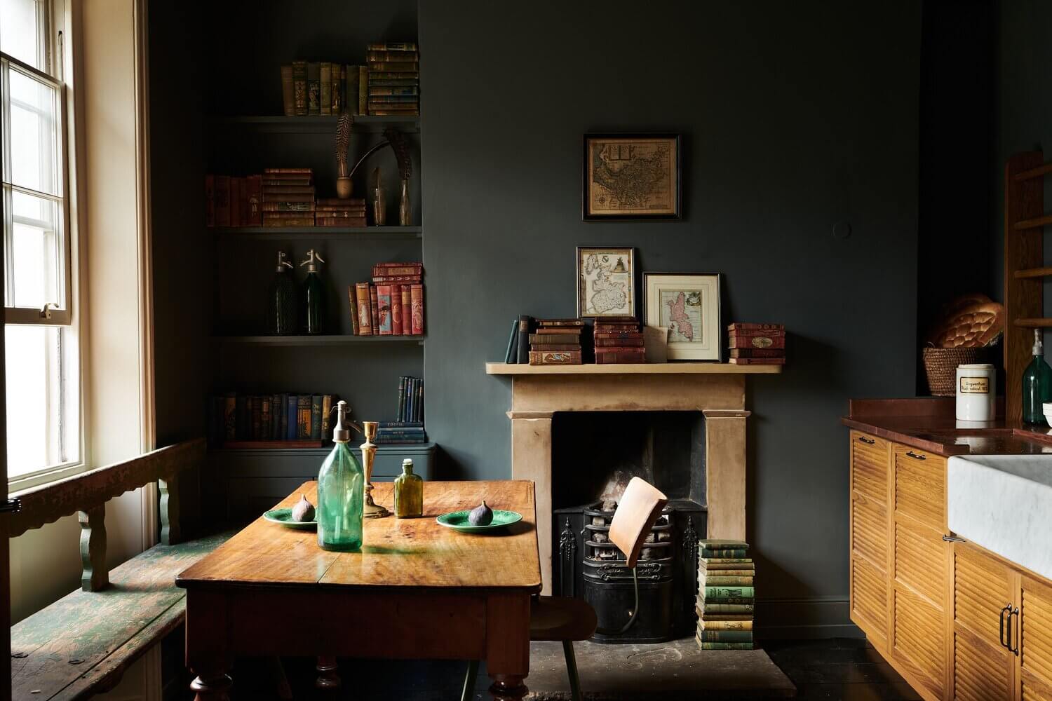 A Moody Haberdasher's Kitchen by deVOL 2 moody devol haberdasher kitchen nordroom1 A Moody Haberdasher's Kitchen by deVOL