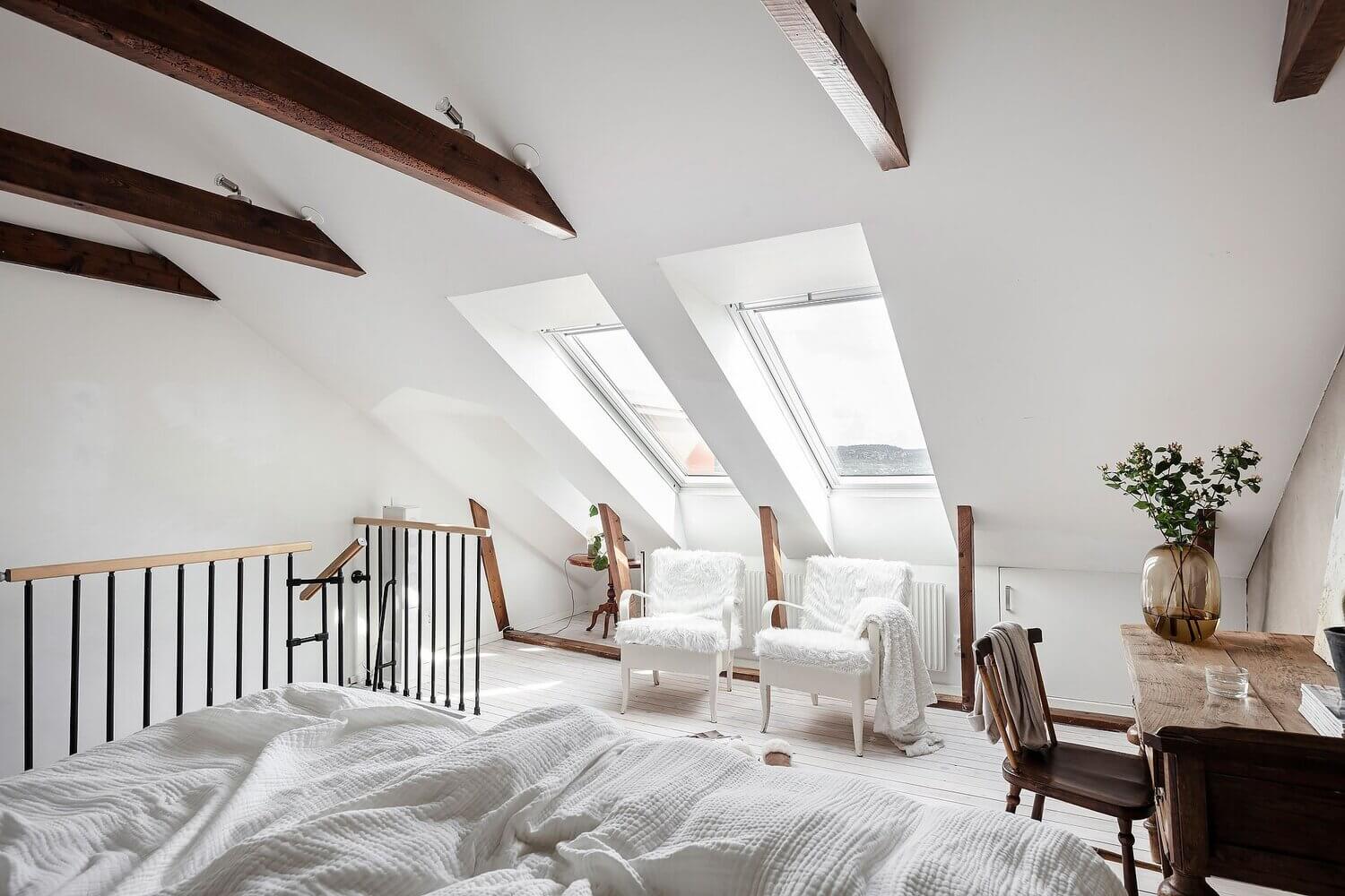 A Scandinavian Maisonette With A Bright Attic Bedroom 12 scandinavian maisonette attic bedroom nordroom11 A Scandinavian Maisonette With A Bright Attic Bedroom