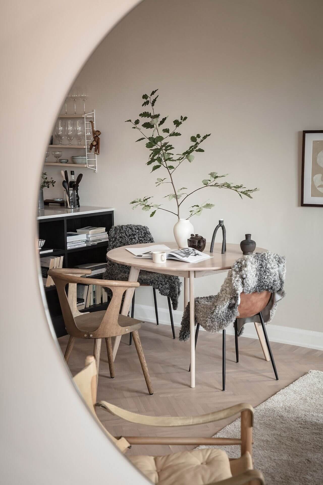 A Serene Scandi Apartment Painted In A Lovely Beige Hue 8 serene beige scandinavian apartment nordroom7 A Serene Scandi Apartment Painted In A Lovely Beige Hue