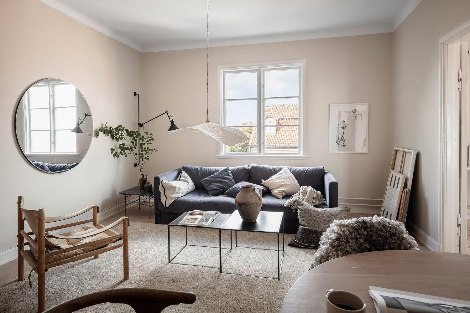 A Serene Scandi Apartment Painted In A Lovely Beige Hue 9 serene beige scandinavian apartment nordroom8 A Serene Scandi Apartment Painted In A Lovely Beige Hue