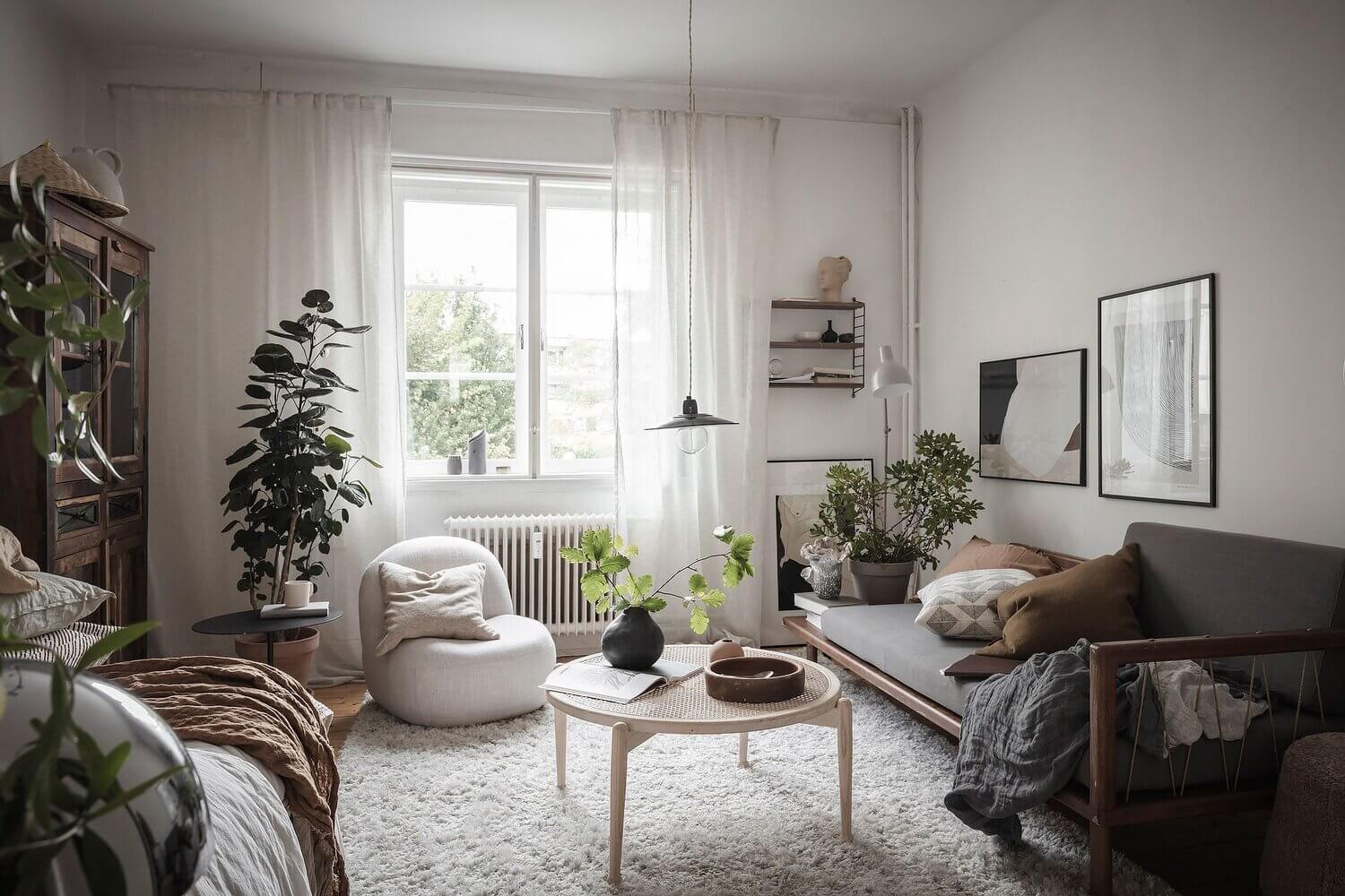 A Scandinavian Studio Apartment Decorated in Earthy Fall Colors 2 AScandinavianStudioApartmentDecoratedinEarthyFallColors TheNordroom2 A Scandinavian Studio Apartment Decorated in Earthy Fall Colors