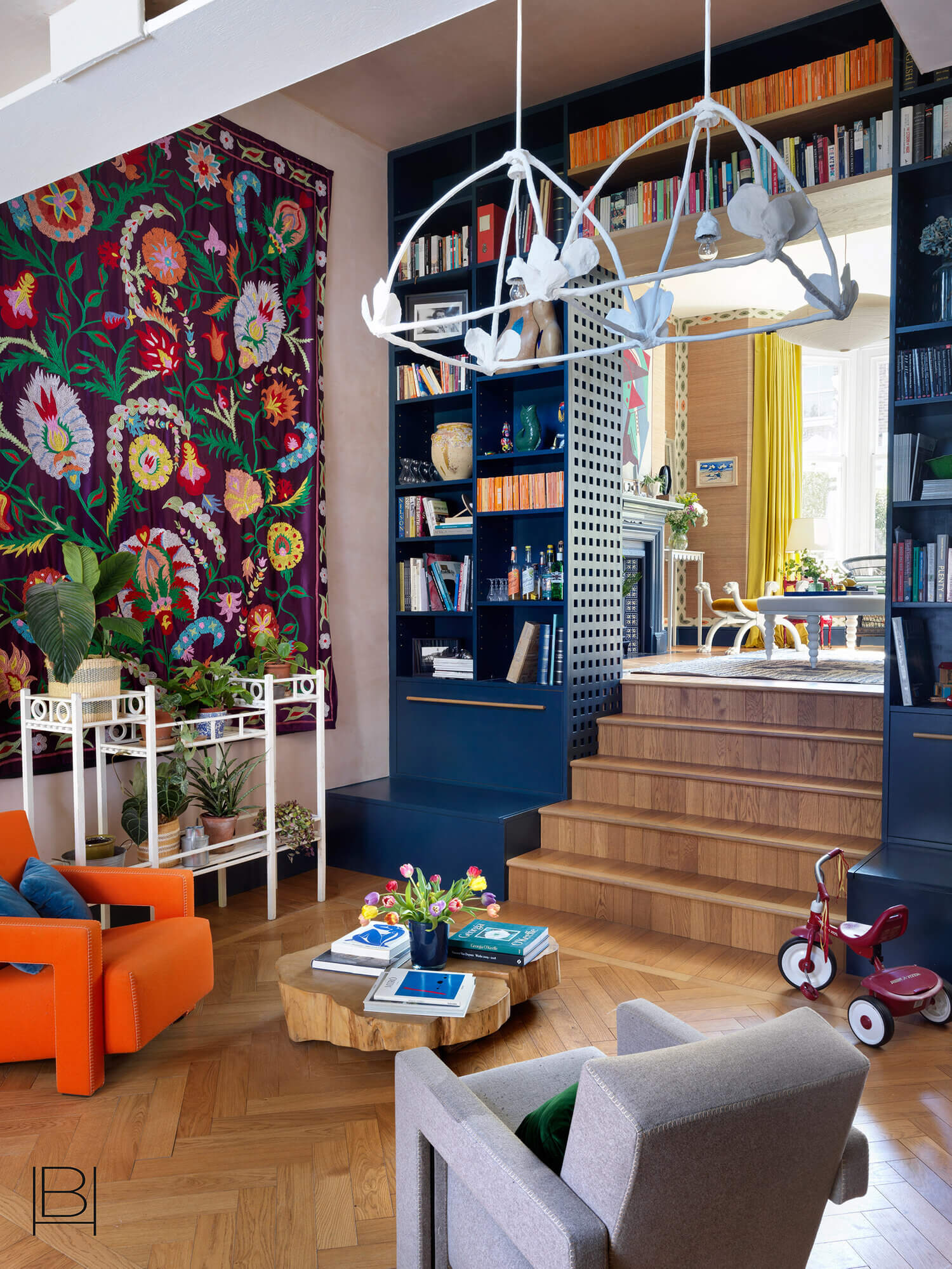 A Colorful London Family Home Designed By Beata Heuman 1 colorful london family home beata heuman nordroom A Colorful London Family Home Designed By Beata Heuman