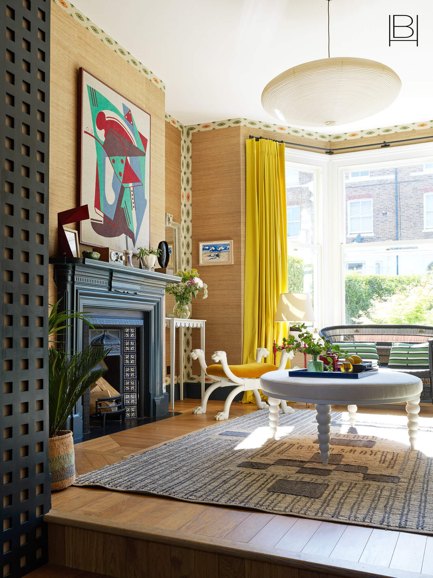 A Colorful London Family Home Designed By Beata Heuman 7 colorful london family home beata heuman nordroom6 A Colorful London Family Home Designed By Beata Heuman