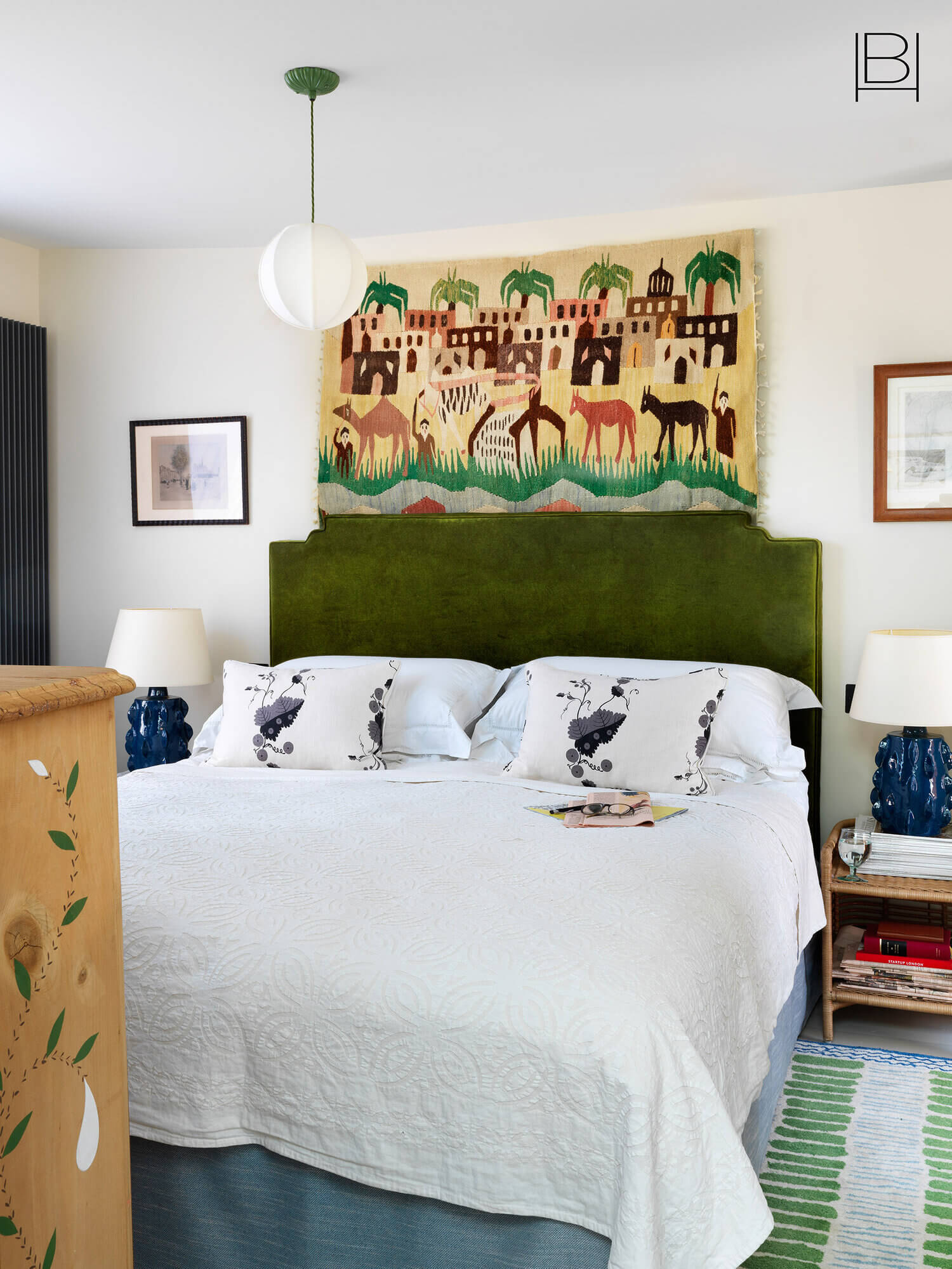 A Colorful London Family Home Designed By Beata Heuman 10 colorful london family home beata heuman nordroom9 A Colorful London Family Home Designed By Beata Heuman