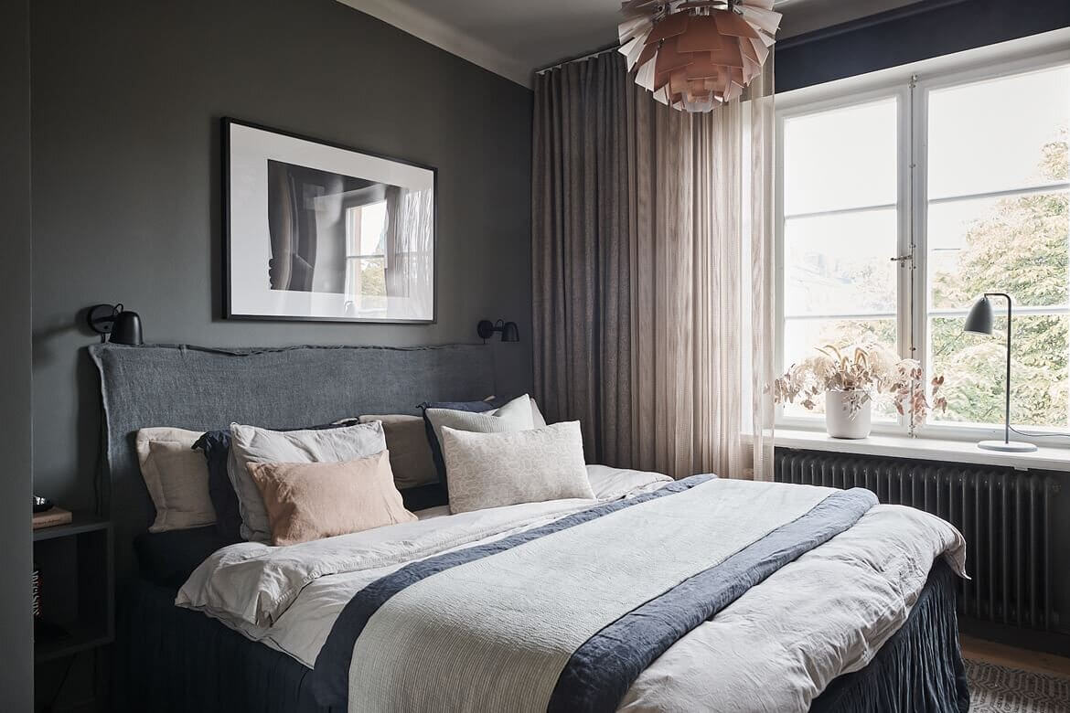 A Grey Scandinavian Apartment with Art-Filled Living Room 11 grey scandinavian apartment art nordroom10 A Grey Scandinavian Apartment with Art-Filled Living Room