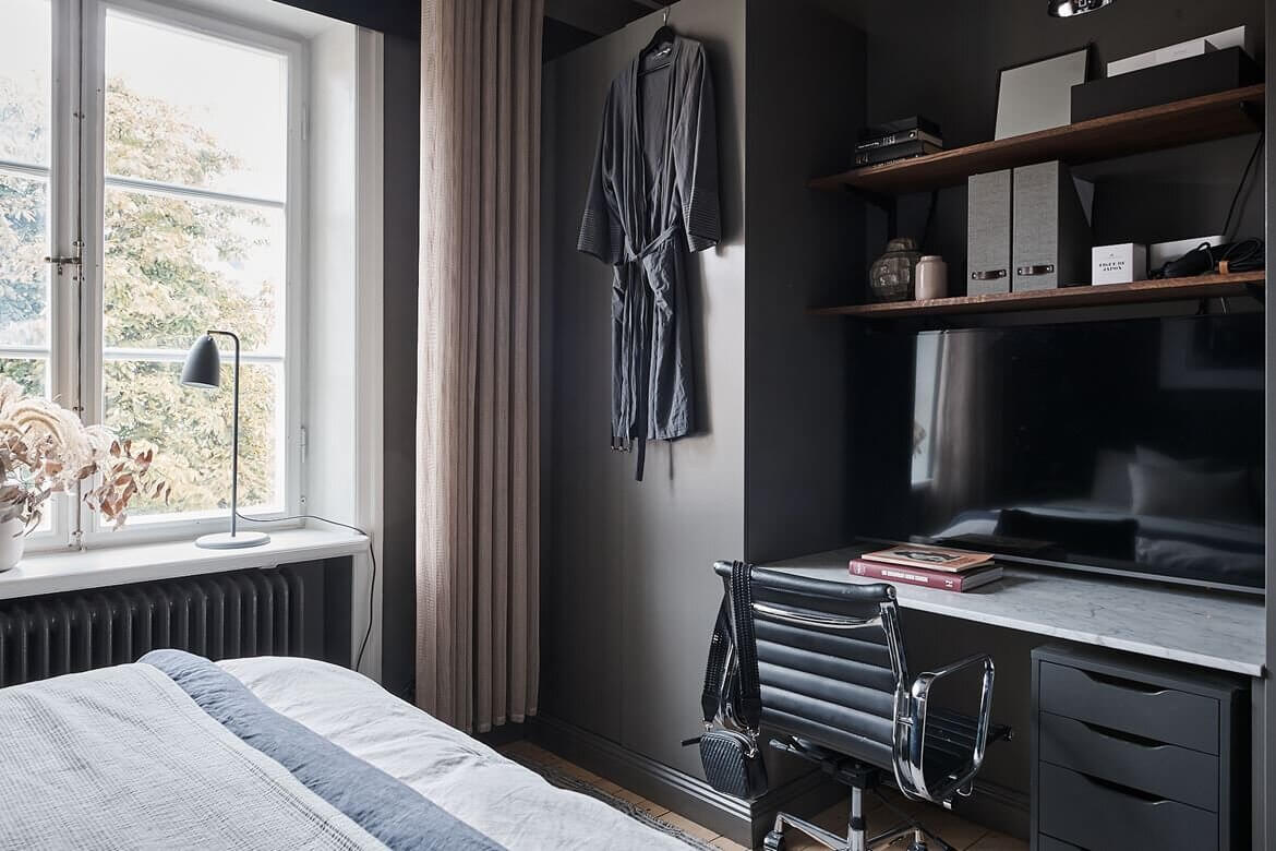 A Grey Scandinavian Apartment with Art-Filled Living Room 12 grey scandinavian apartment art nordroom11 A Grey Scandinavian Apartment with Art-Filled Living Room