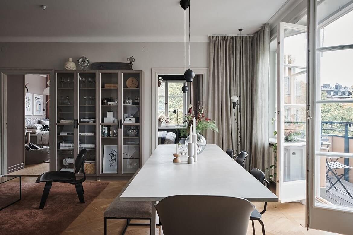 A Grey Scandinavian Apartment with Art-Filled Living Room 3 grey scandinavian apartment art nordroom2 A Grey Scandinavian Apartment with Art-Filled Living Room