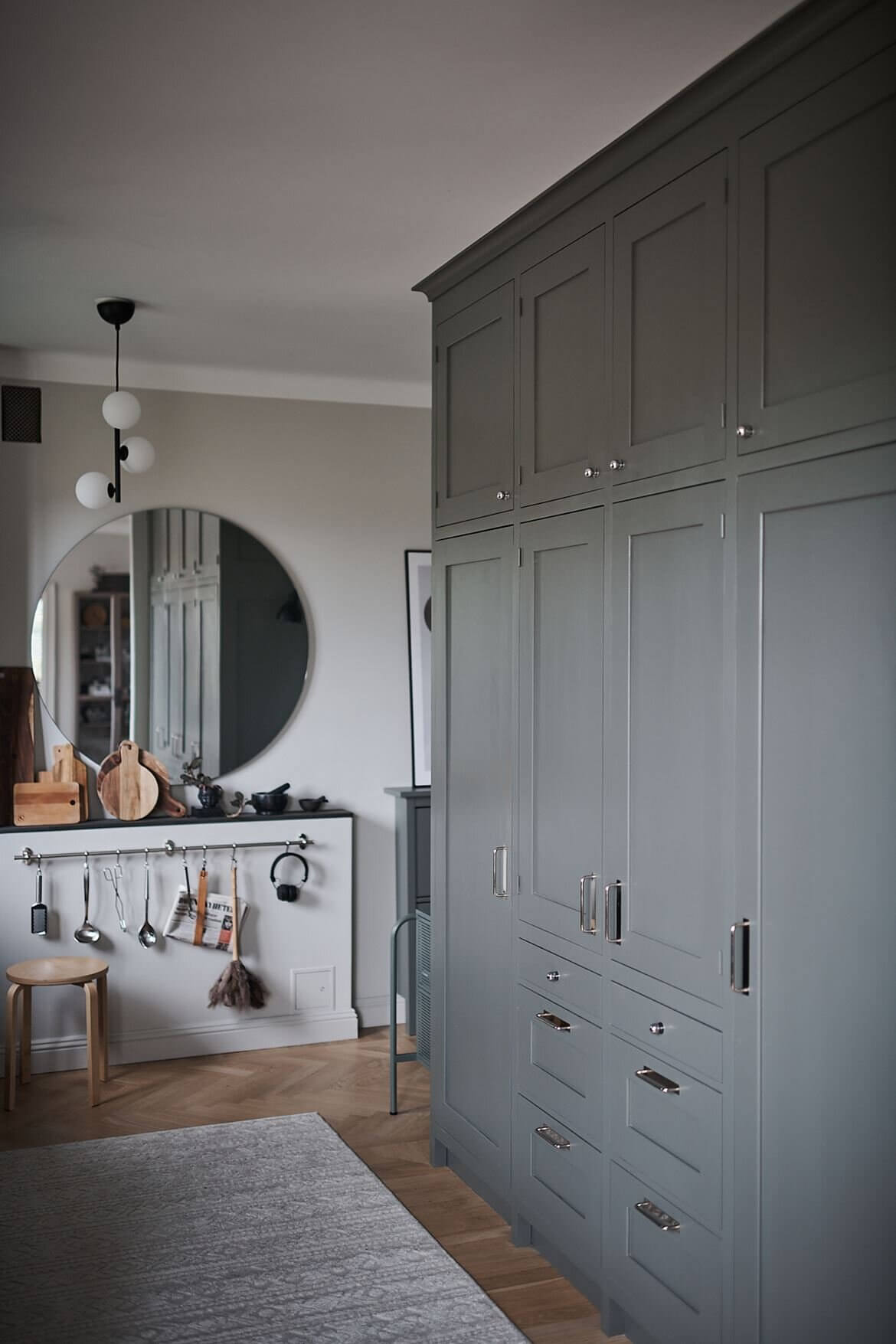 A Grey Scandinavian Apartment with Art-Filled Living Room 8 grey scandinavian apartment art nordroom7 A Grey Scandinavian Apartment with Art-Filled Living Room