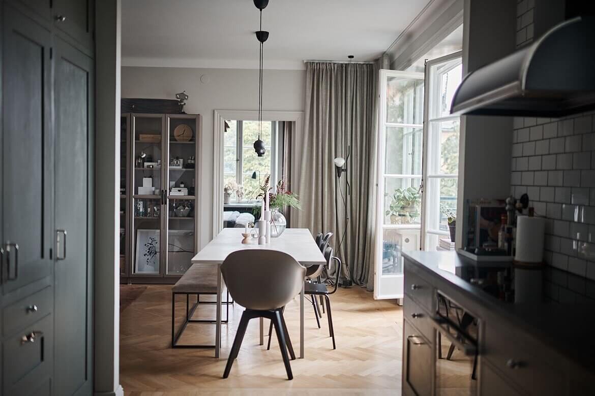 A Grey Scandinavian Apartment with Art-Filled Living Room 9 grey scandinavian apartment art nordroom8 A Grey Scandinavian Apartment with Art-Filled Living Room