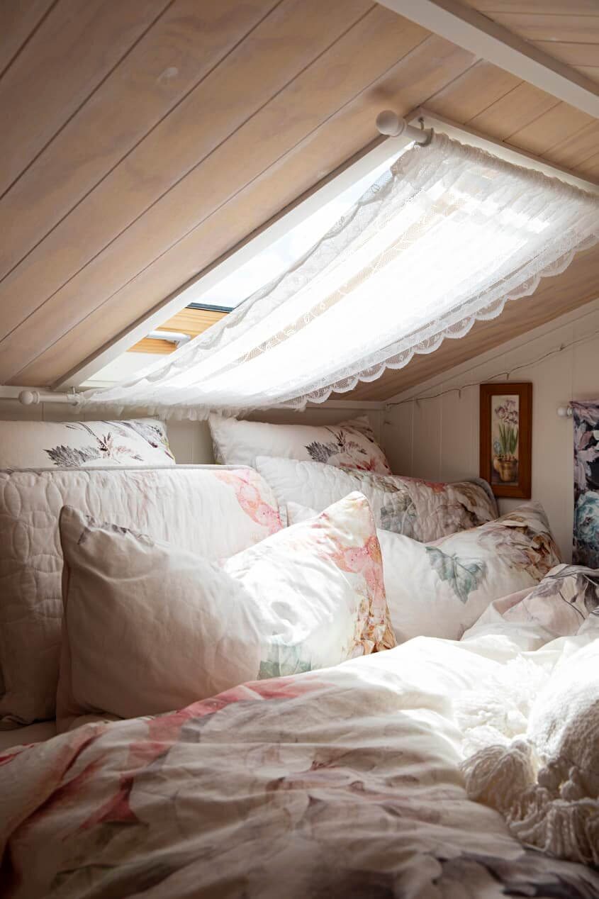 A Light and Plant-Filled Tiny House with Two Sleeping Lofts 13 tiny house plants nordroom13 A Light and Plant-Filled Tiny House with Two Sleeping Lofts
