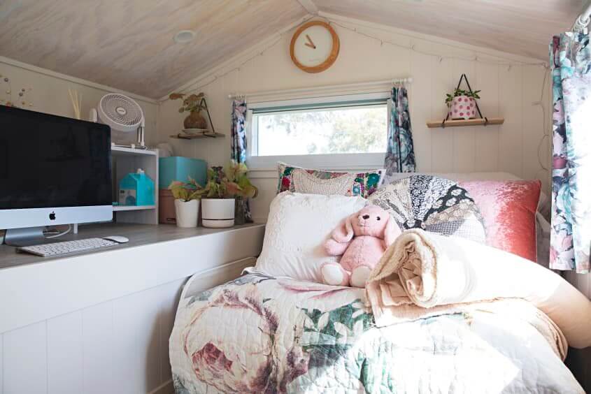 A Light and Plant-Filled Tiny House with Two Sleeping Lofts 18 tiny house plants nordroom18 A Light and Plant-Filled Tiny House with Two Sleeping Lofts