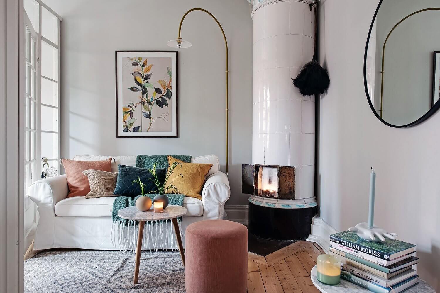 Small Cozy Rooms in a Scandinavian Apartment 2 cozy scandinavian apartment nordroom1 Small Cozy Rooms in a Scandinavian Apartment