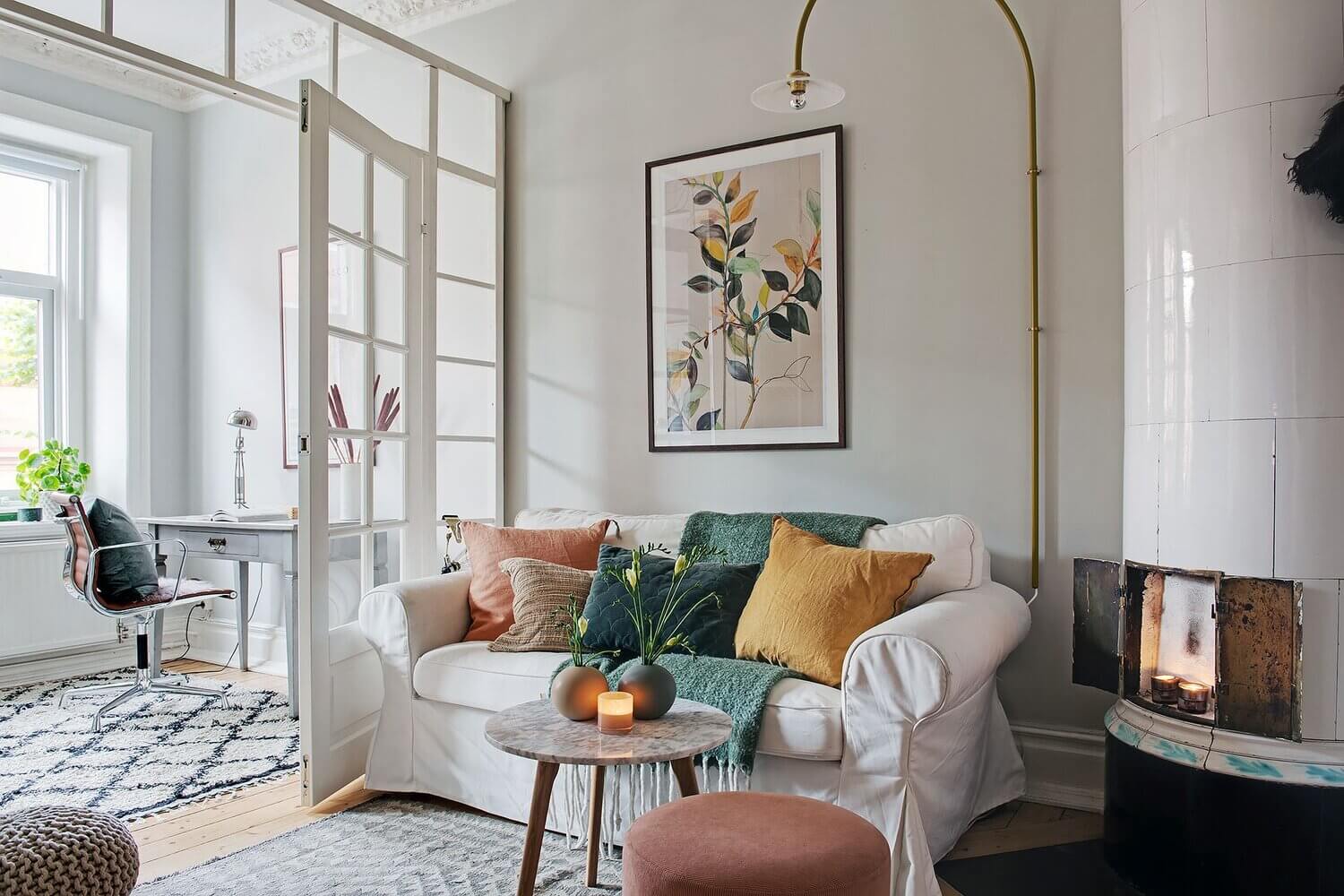 Small Cozy Rooms in a Scandinavian Apartment 3 cozy scandinavian apartment nordroom2 Small Cozy Rooms in a Scandinavian Apartment