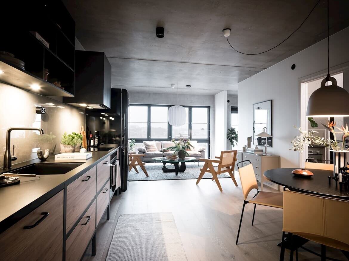 Industrial and Scandinavian Design in a Beautiful Apartment 7 industrial scandinavian apartment nordroom6 Industrial and Scandinavian Design in a Beautiful Apartment