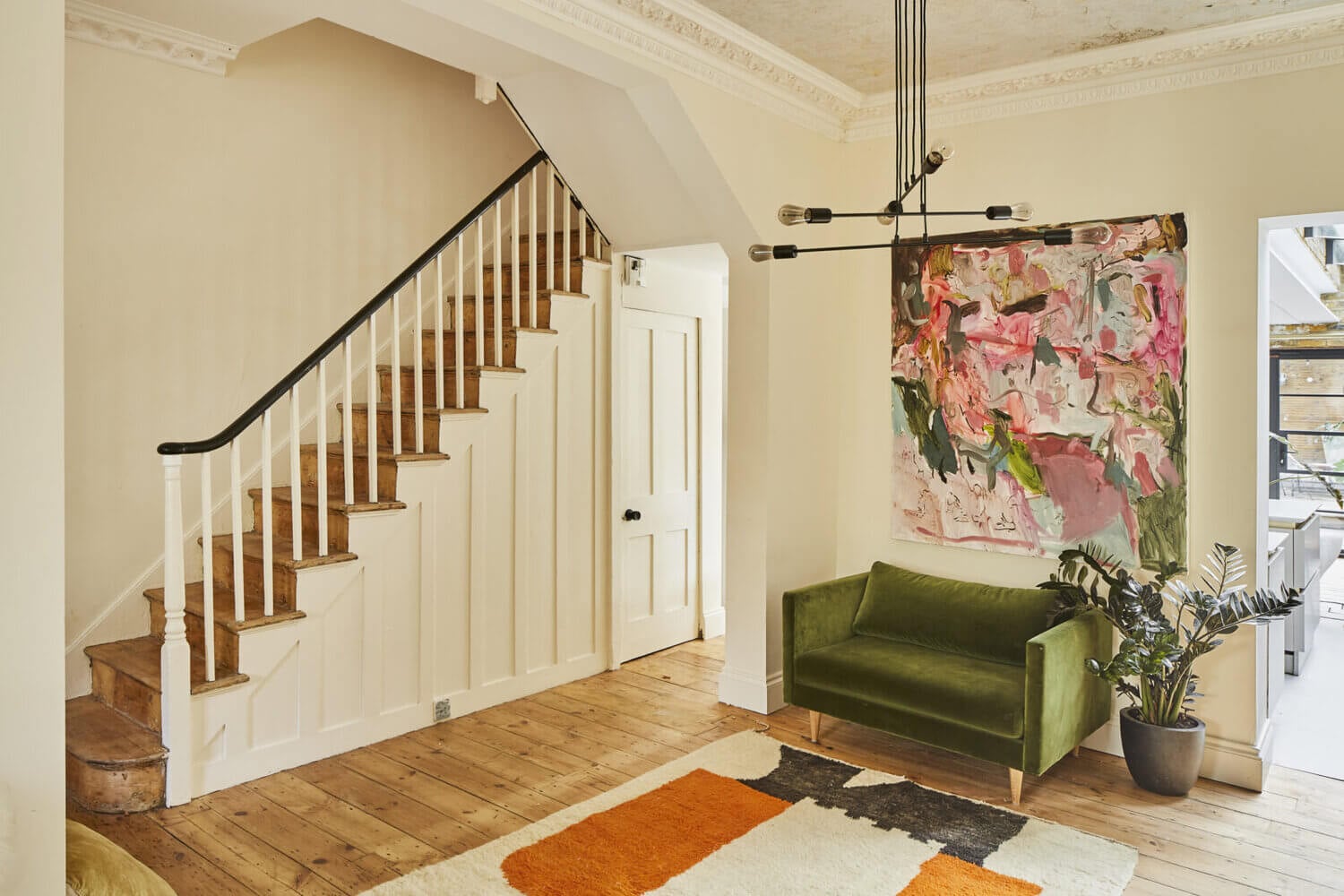 Neutral Tones in an Art-Filled Victorian Home with Surprising Bathrooms 12 neutral art filled victorian home nordroom11 Neutral Tones in an Art-Filled Victorian Home with Surprising Bathrooms