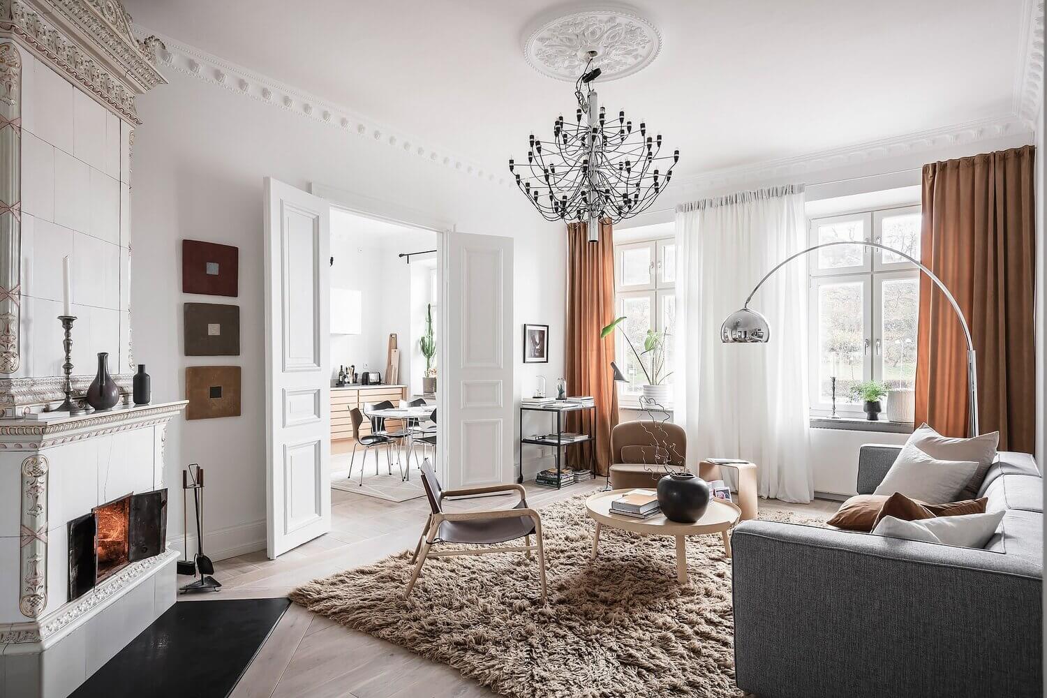 A Scandinavian Apartment with Earthy Color Details 1 scandinavian apartment earthy colors nordroom A Scandinavian Apartment with Earthy Color Details
