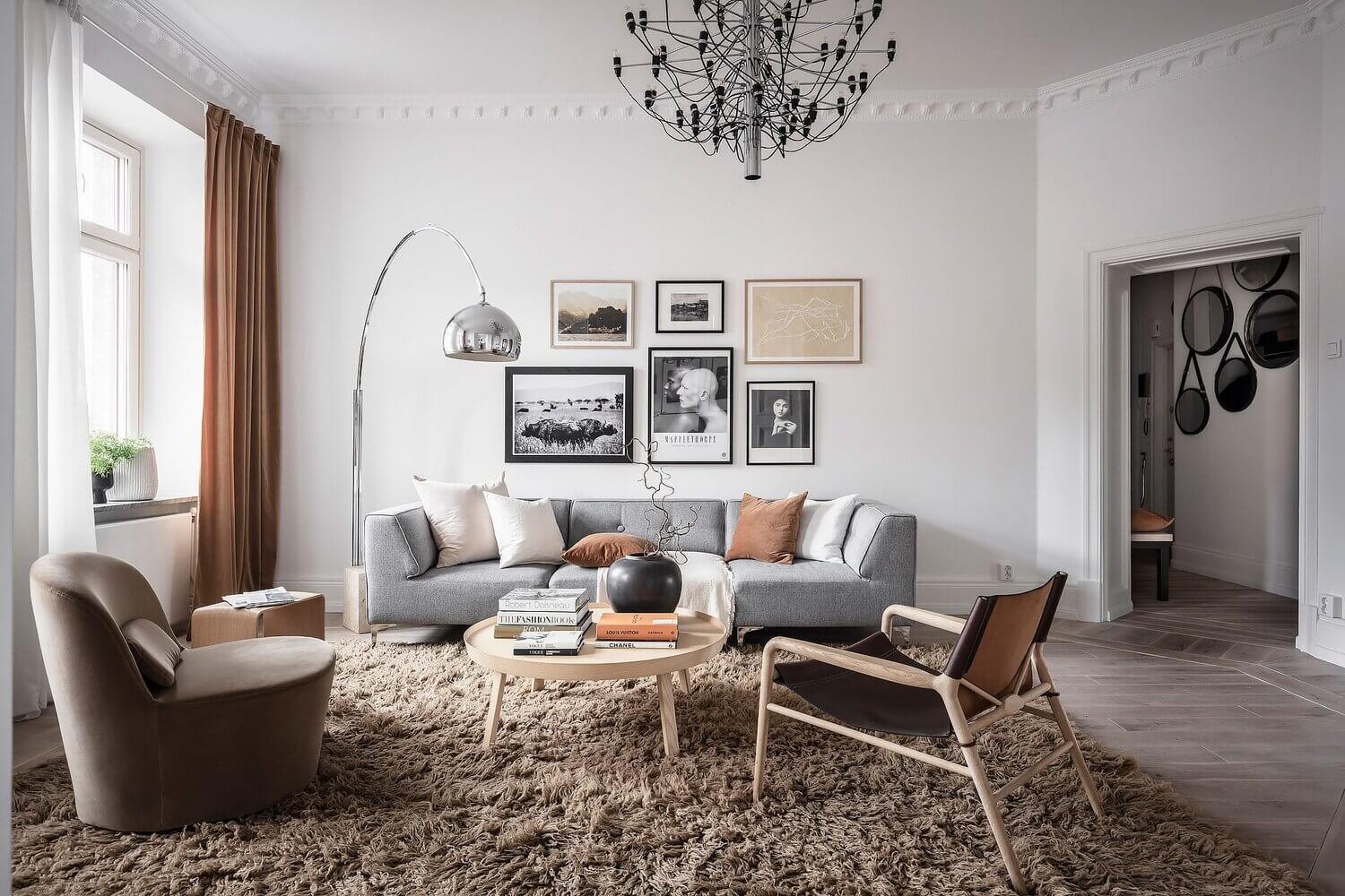 A Scandinavian Apartment with Earthy Color Details 2 scandinavian apartment earthy colors nordroom1 A Scandinavian Apartment with Earthy Color Details