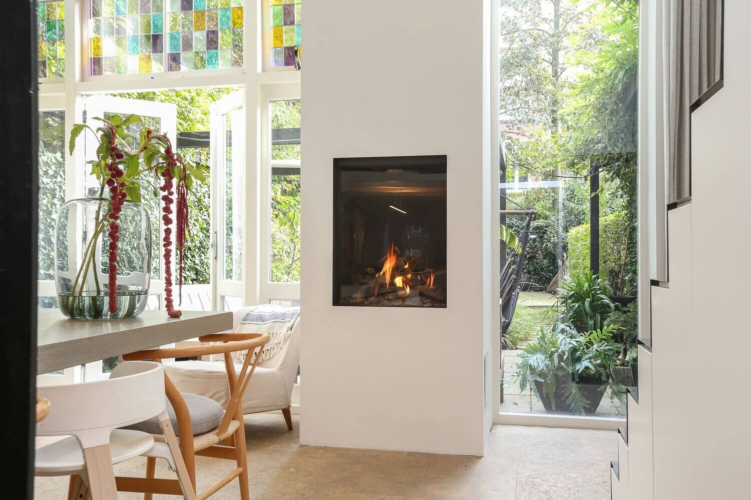 A Serene Townhouse in The Netherlands with a Unique Artistic Ceiling 2 serene townhouse netherlands nordroom1 A Serene Townhouse in The Netherlands with a Unique Artistic Ceiling