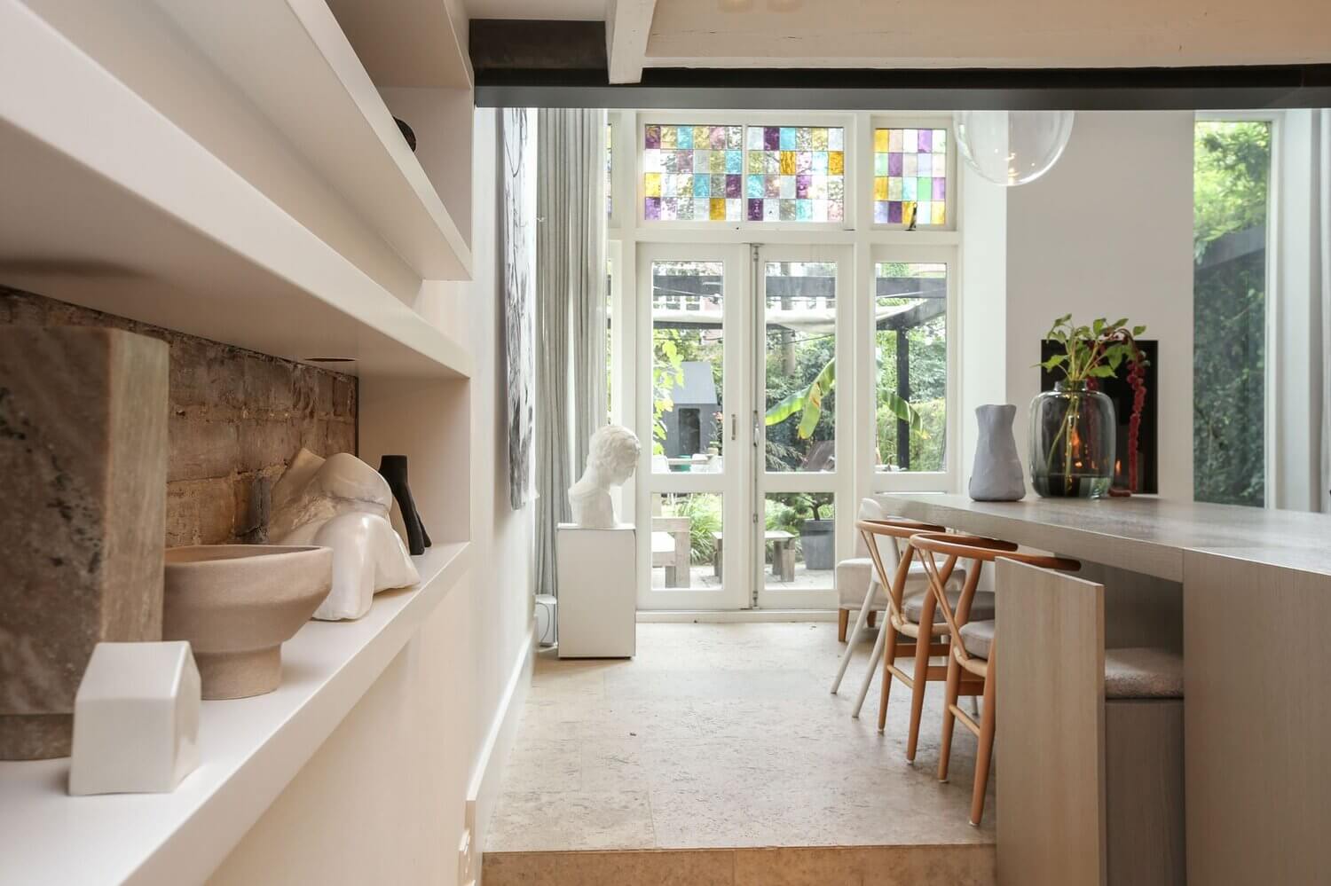 A Serene Townhouse in The Netherlands with a Unique Artistic Ceiling 3 serene townhouse netherlands nordroom2 A Serene Townhouse in The Netherlands with a Unique Artistic Ceiling