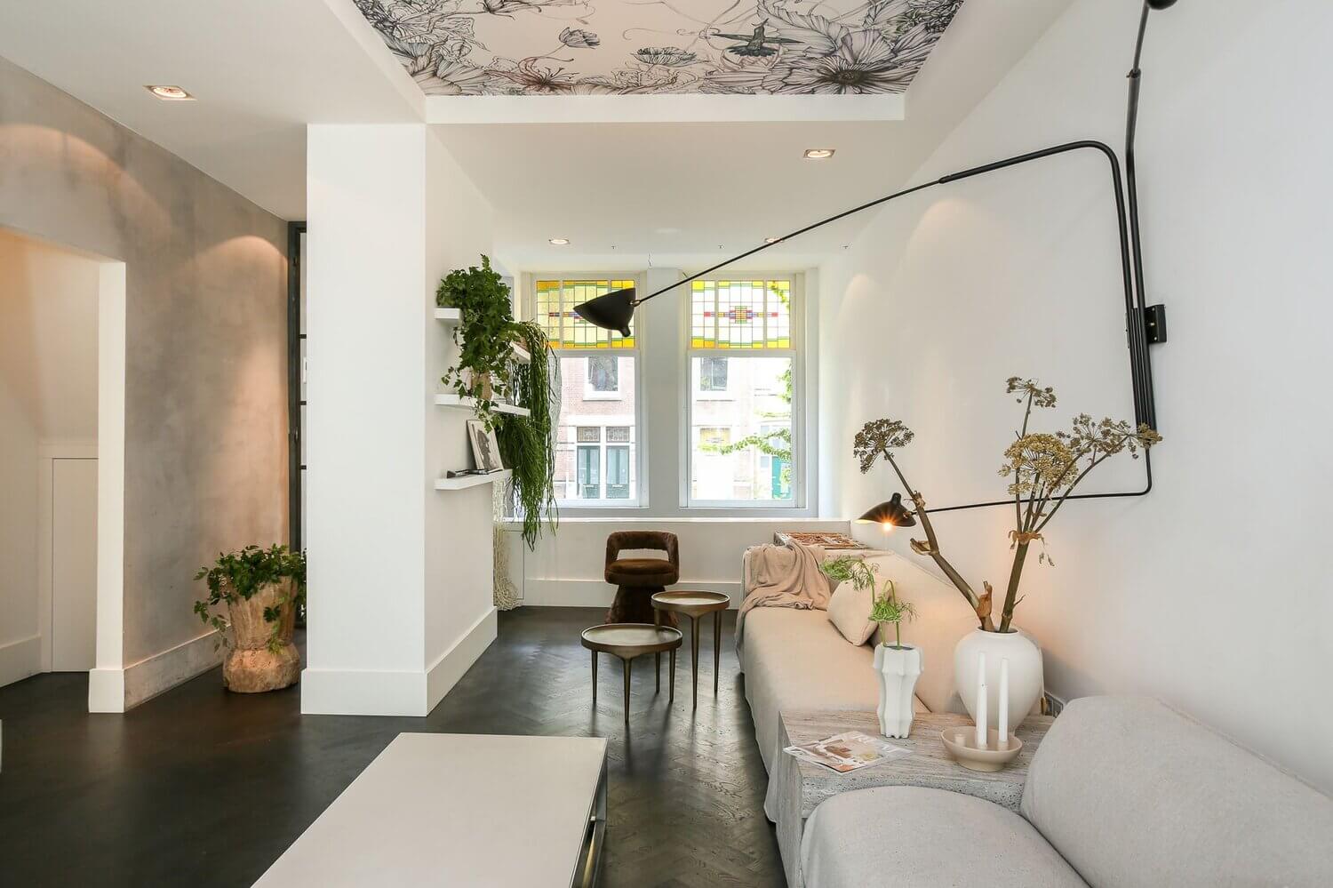A Serene Townhouse in The Netherlands with a Unique Artistic Ceiling 8 serene townhouse netherlands nordroom7 A Serene Townhouse in The Netherlands with a Unique Artistic Ceiling