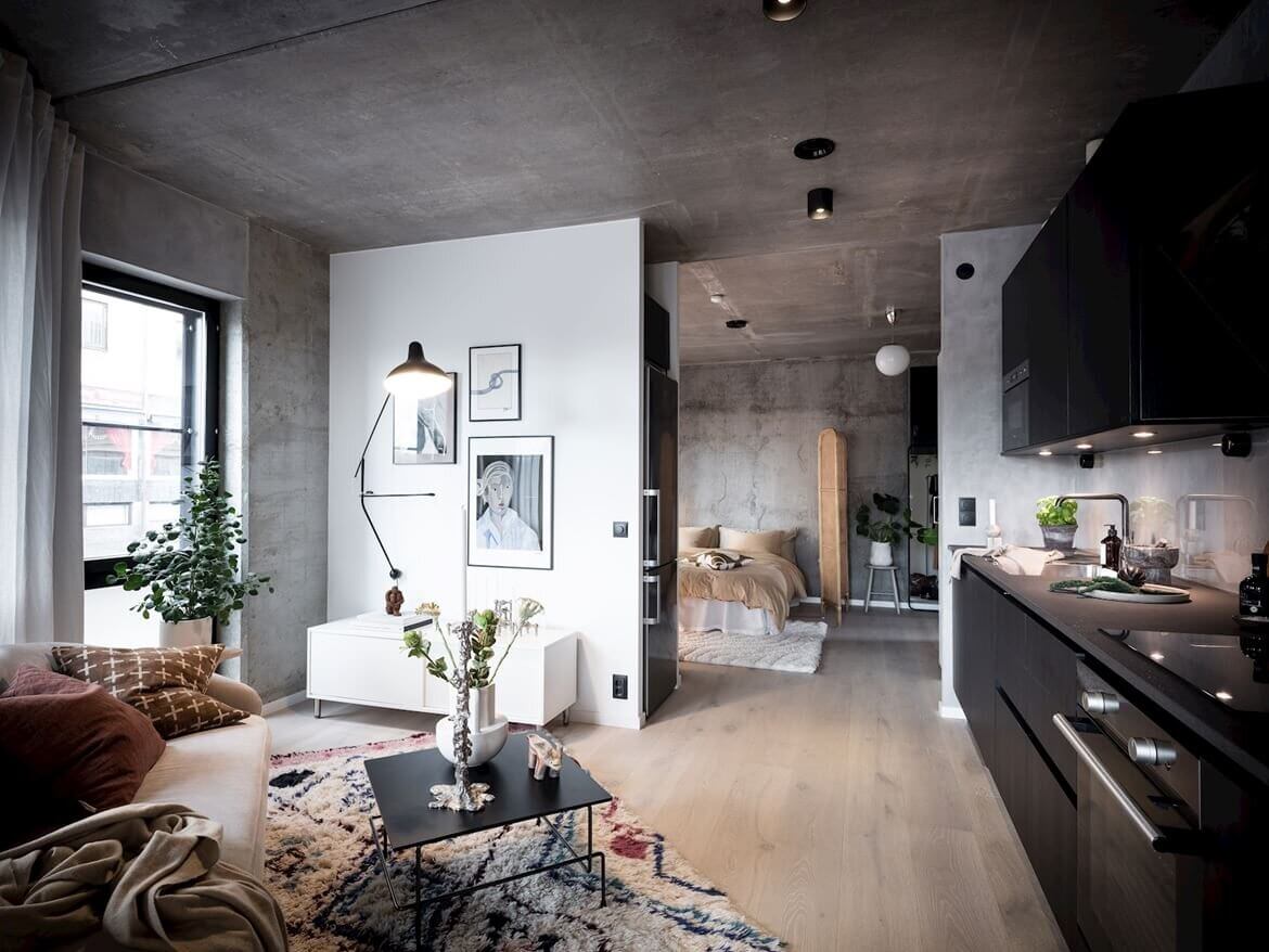 A Small Scandinavian Loft With Industrial Touches 8 small scandinavian loft industrial nordroom7 A Small Scandinavian Loft With Industrial Touches