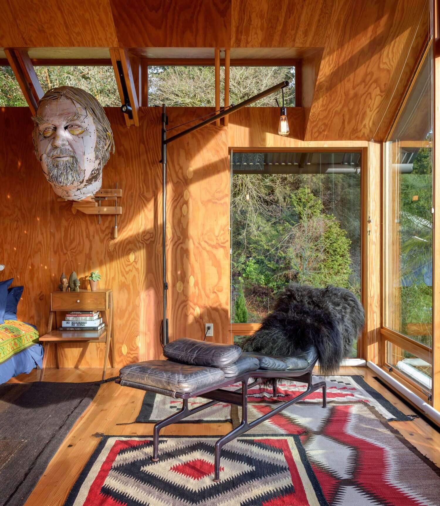 A Cozy Cabin With A Bedroom View Of The Surrounding Nature 11 cozy cabin nature nordroom11 A Cozy Cabin With A Bedroom View Of The Surrounding Nature