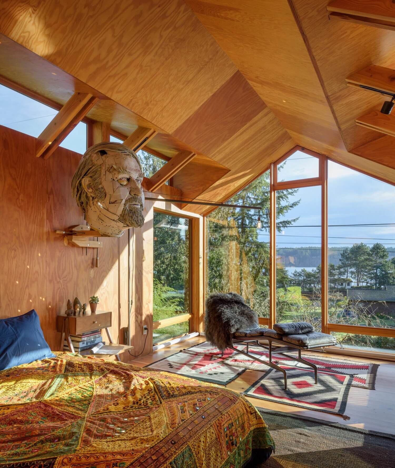 A Cozy Cabin With A Bedroom View Of The Surrounding Nature 12 cozy cabin nature nordroom12 A Cozy Cabin With A Bedroom View Of The Surrounding Nature