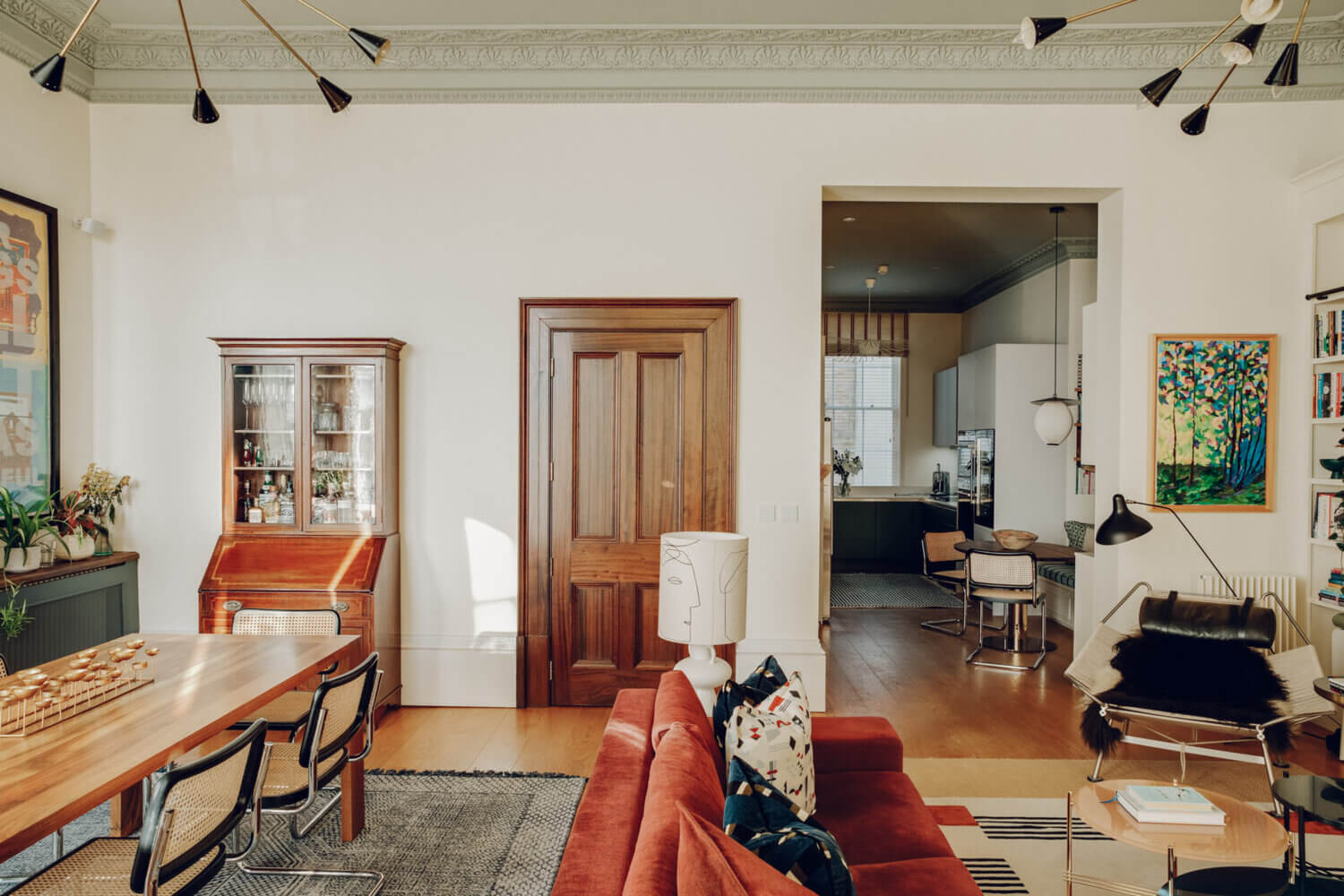 An Eclectic Apartment in a Historic Townhouse in Brighton 11 eclectic apartment townhouse brighton nordroom10 An Eclectic Apartment in a Historic Townhouse in Brighton