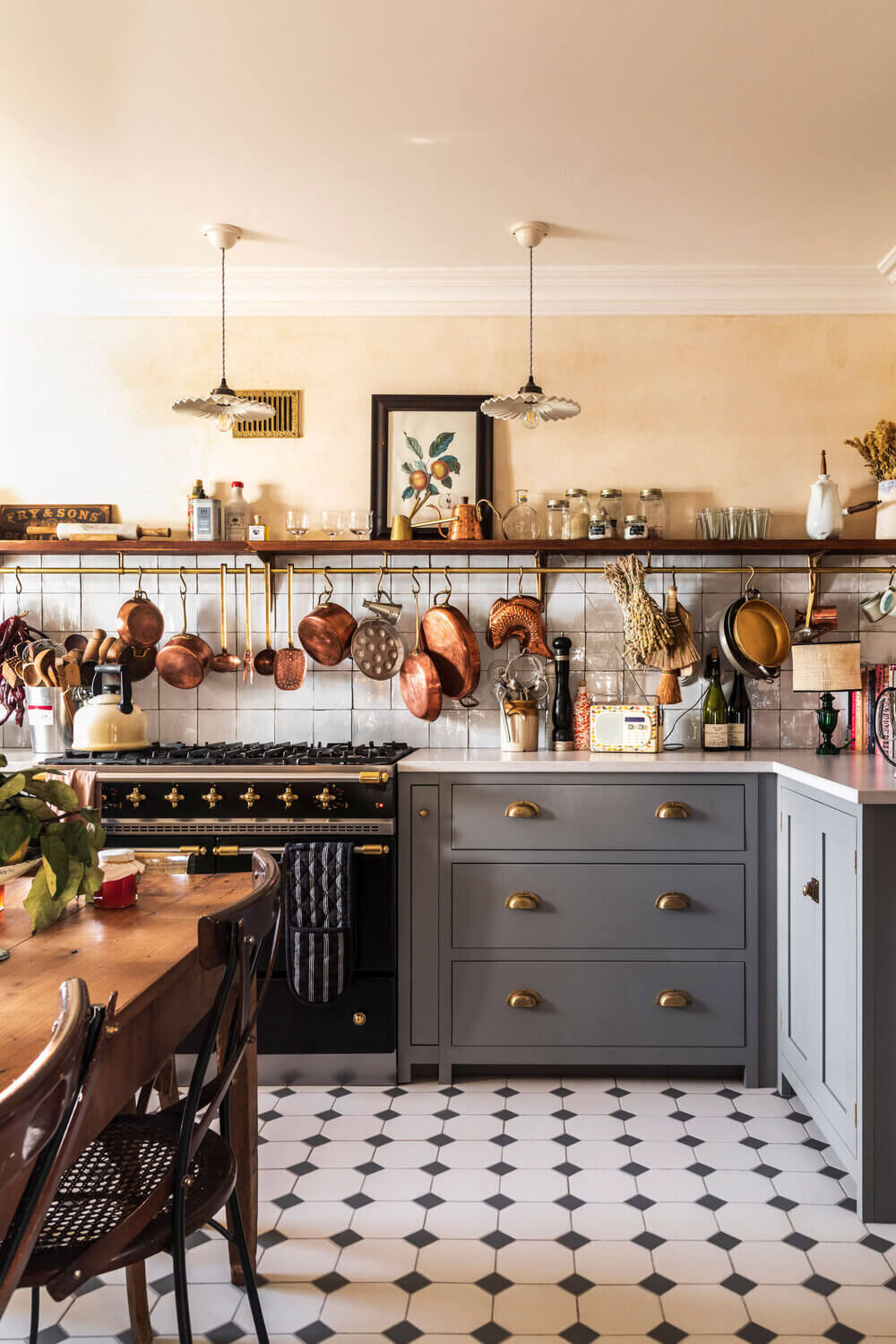 A Cozy Cluttered French-Style Kitchen by deVOL 3 french style devol kitchen nordroom2 A Cozy Cluttered French-Style Kitchen by deVOL