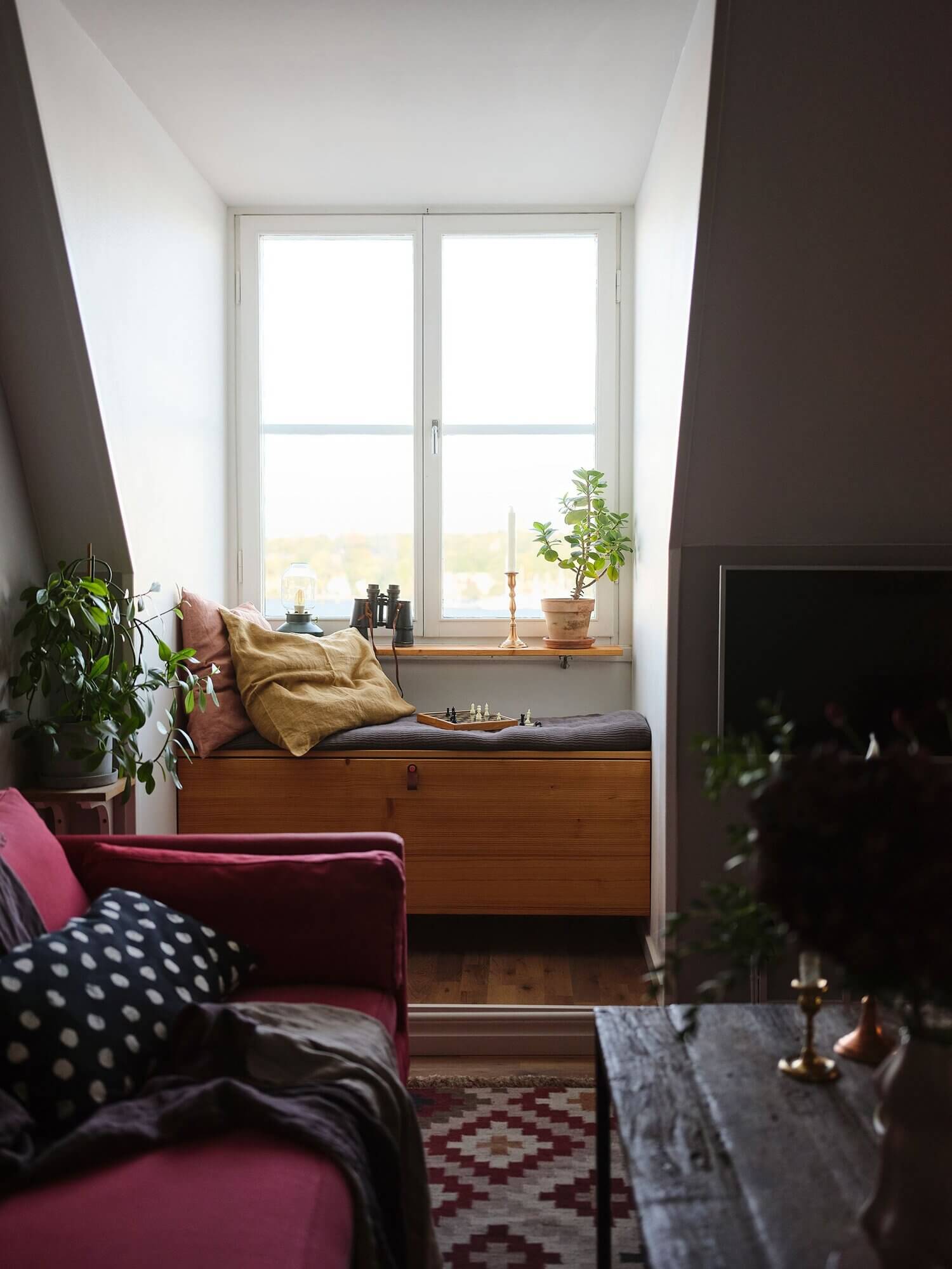 A Cozy Scandinavian Attic Apartment With Canal Views 3 scandinavian attic apartment canal views nordroom2 A Cozy Scandinavian Attic Apartment With Canal Views