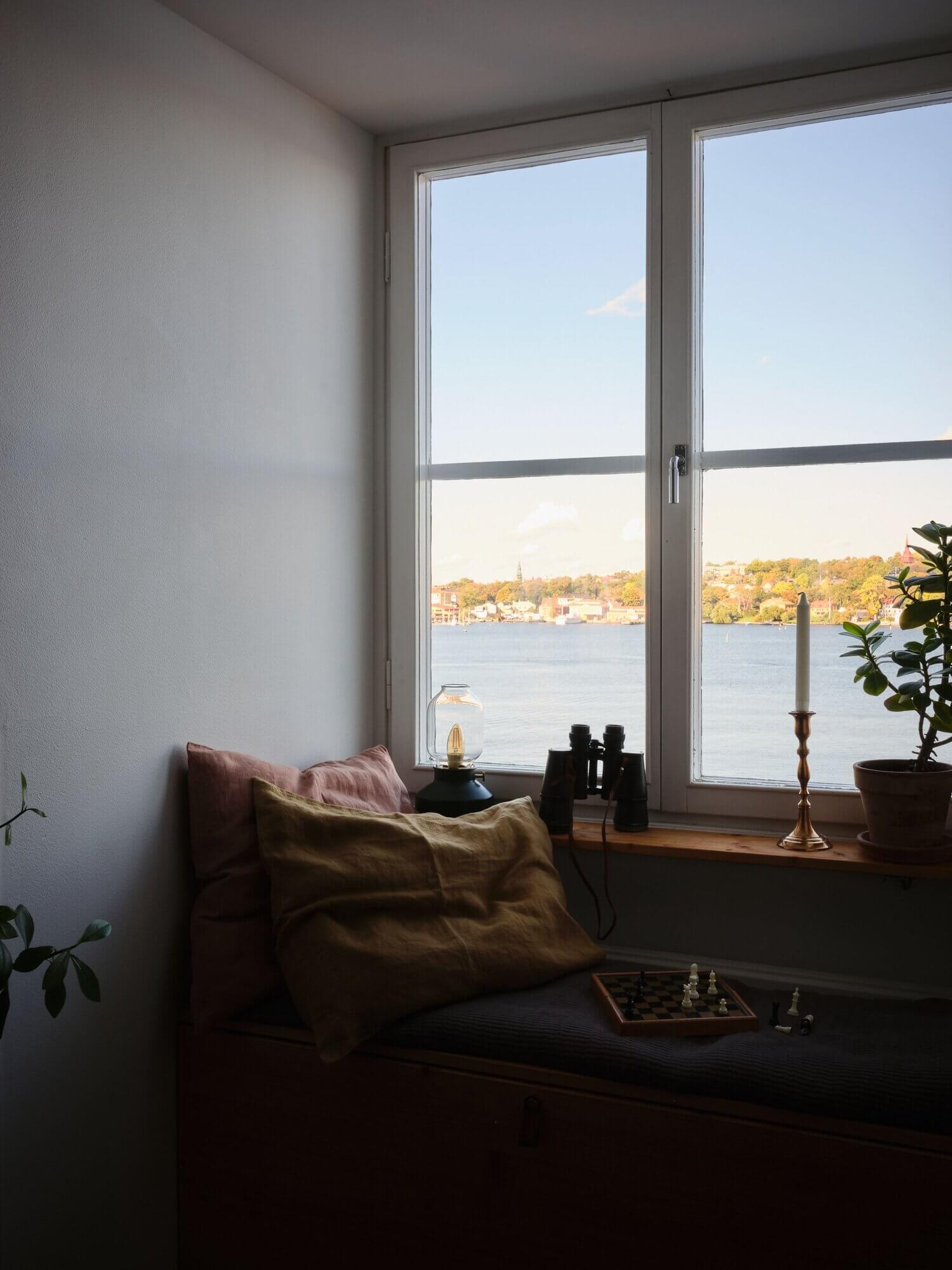 A Cozy Scandinavian Attic Apartment With Canal Views 4 scandinavian attic apartment canal views nordroom3 A Cozy Scandinavian Attic Apartment With Canal Views