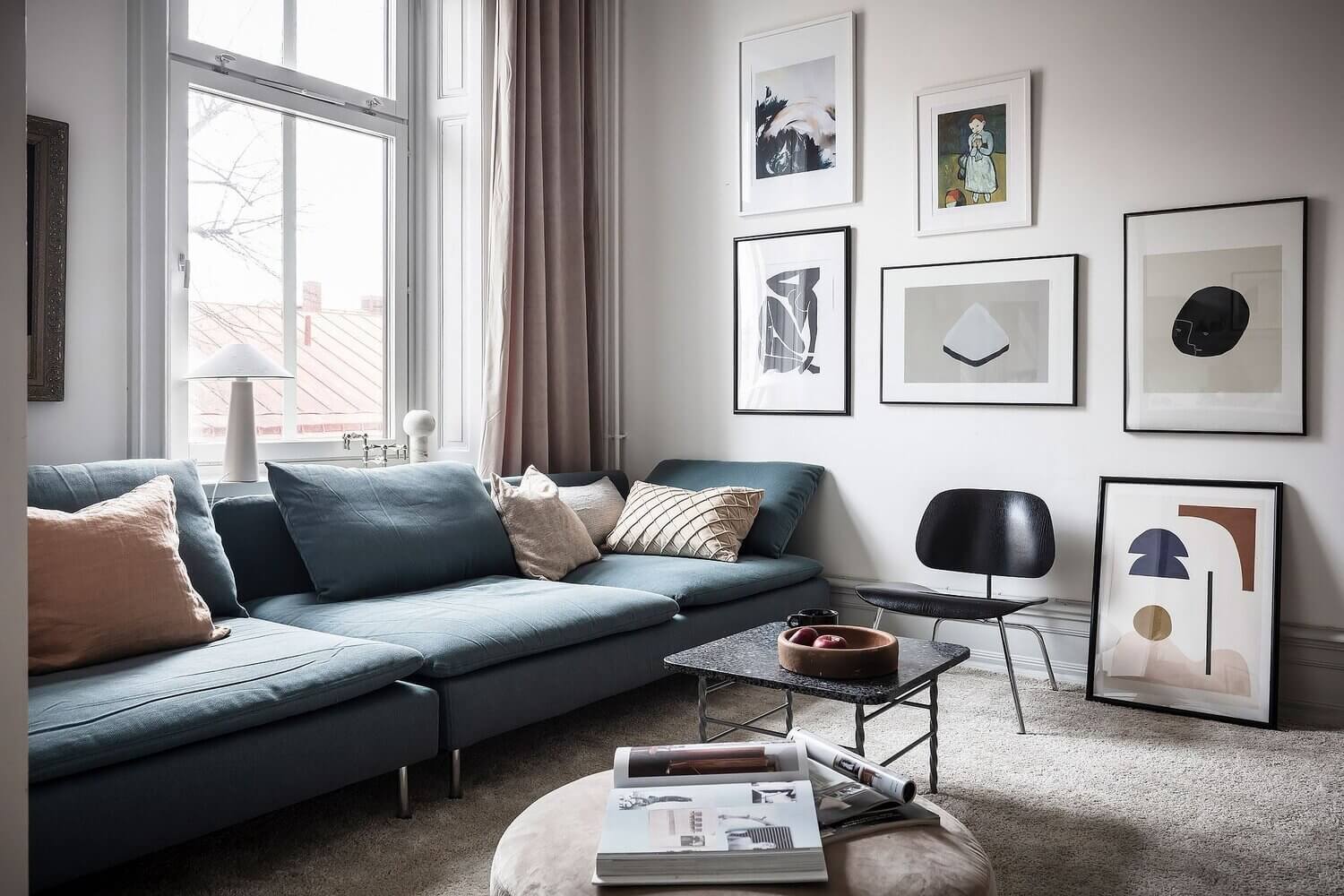 A Blue Kitchen and Multifunctional Bedroom in a Scandi Apartment 3 ABlueKitchenandMultifunctionalBedroominaScandiApartment TheNordroom1 1 A Blue Kitchen and Multifunctional Bedroom in a Scandi Apartment
