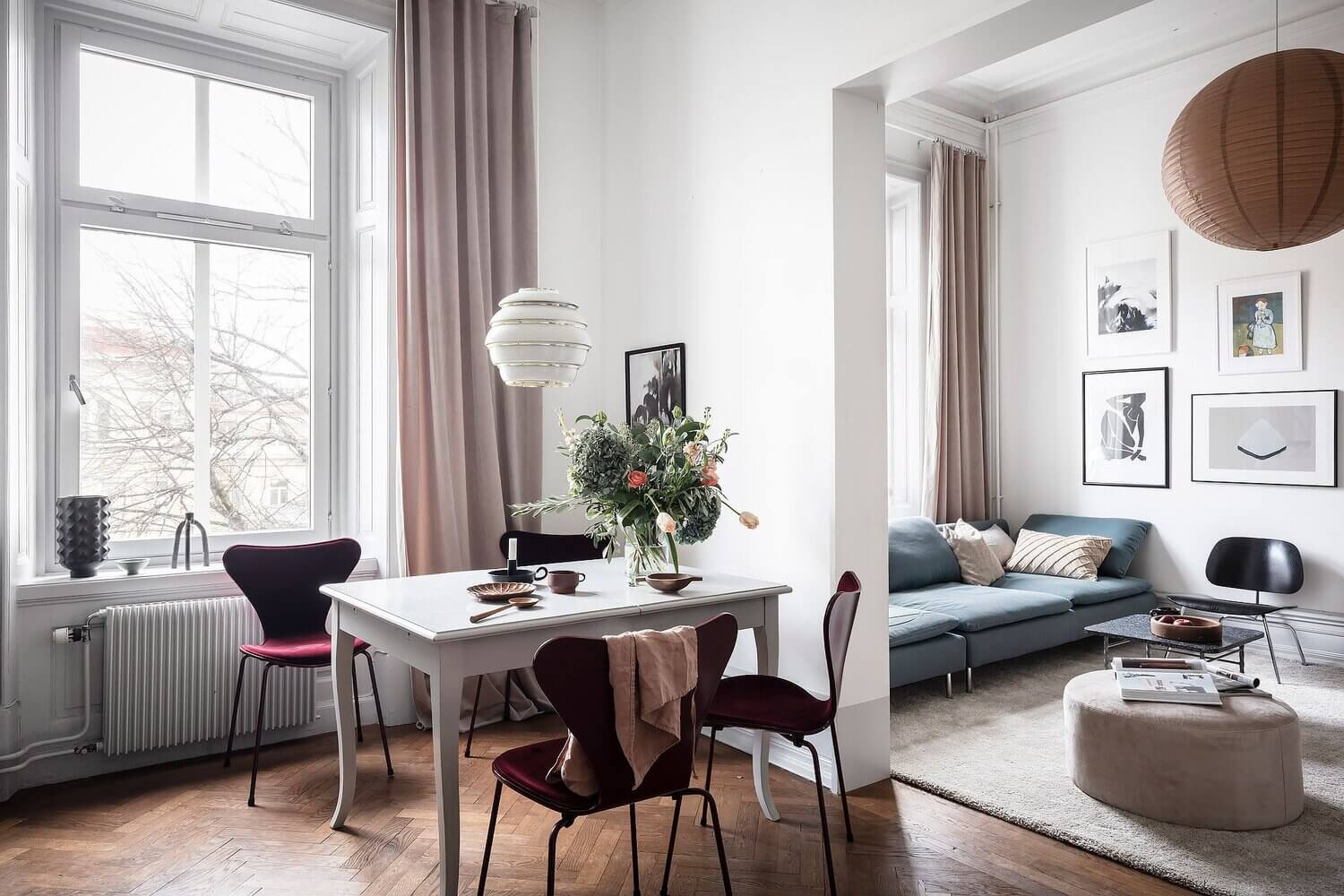 A Blue Kitchen and Multifunctional Bedroom in a Scandi Apartment 13 ABlueKitchenandMultifunctionalBedroominaScandiApartment TheNordroom11 A Blue Kitchen and Multifunctional Bedroom in a Scandi Apartment